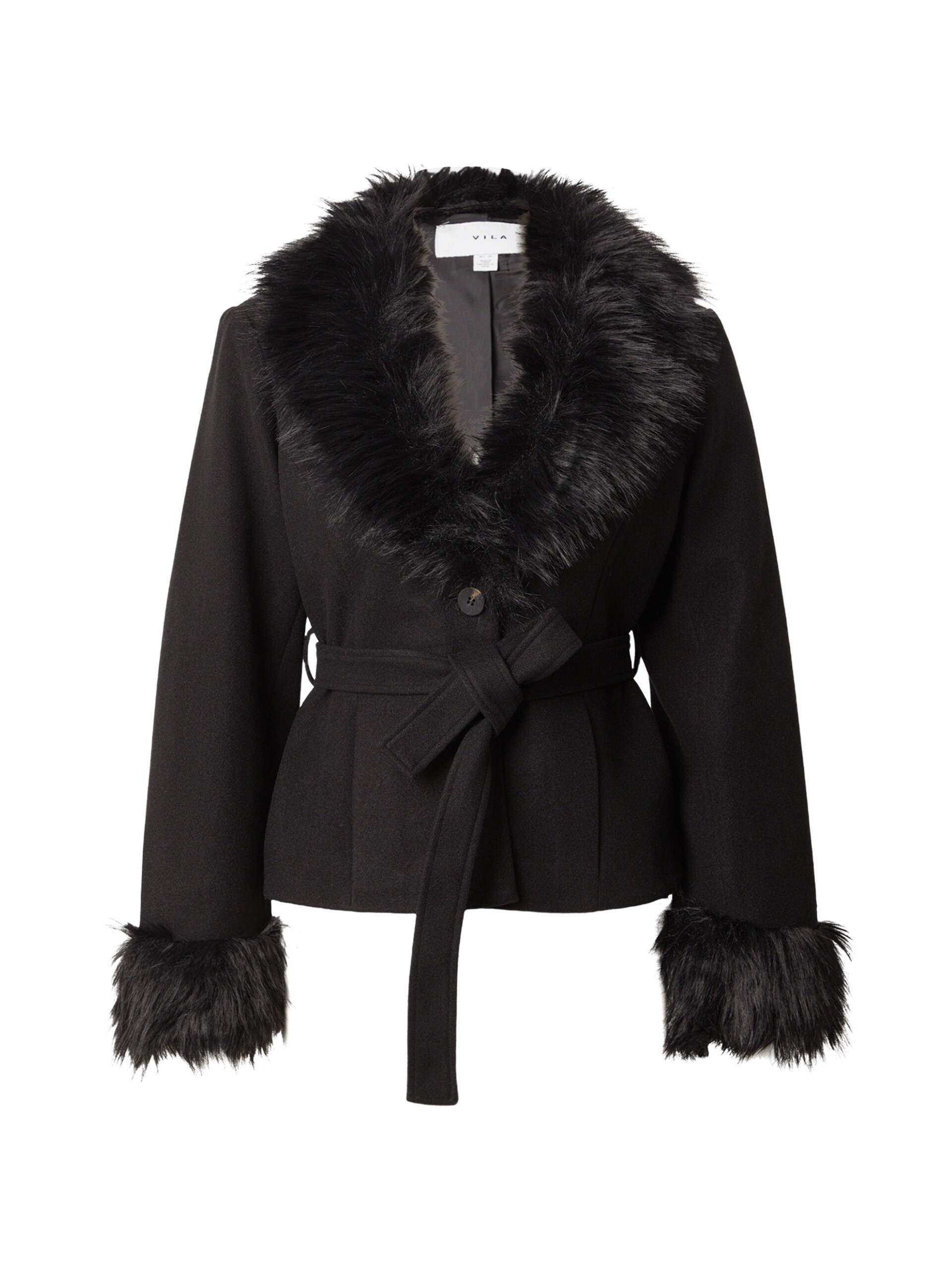 VILA Vimetil L/S Belted Short Coat/Ka kappor & rockar dam – bild 7