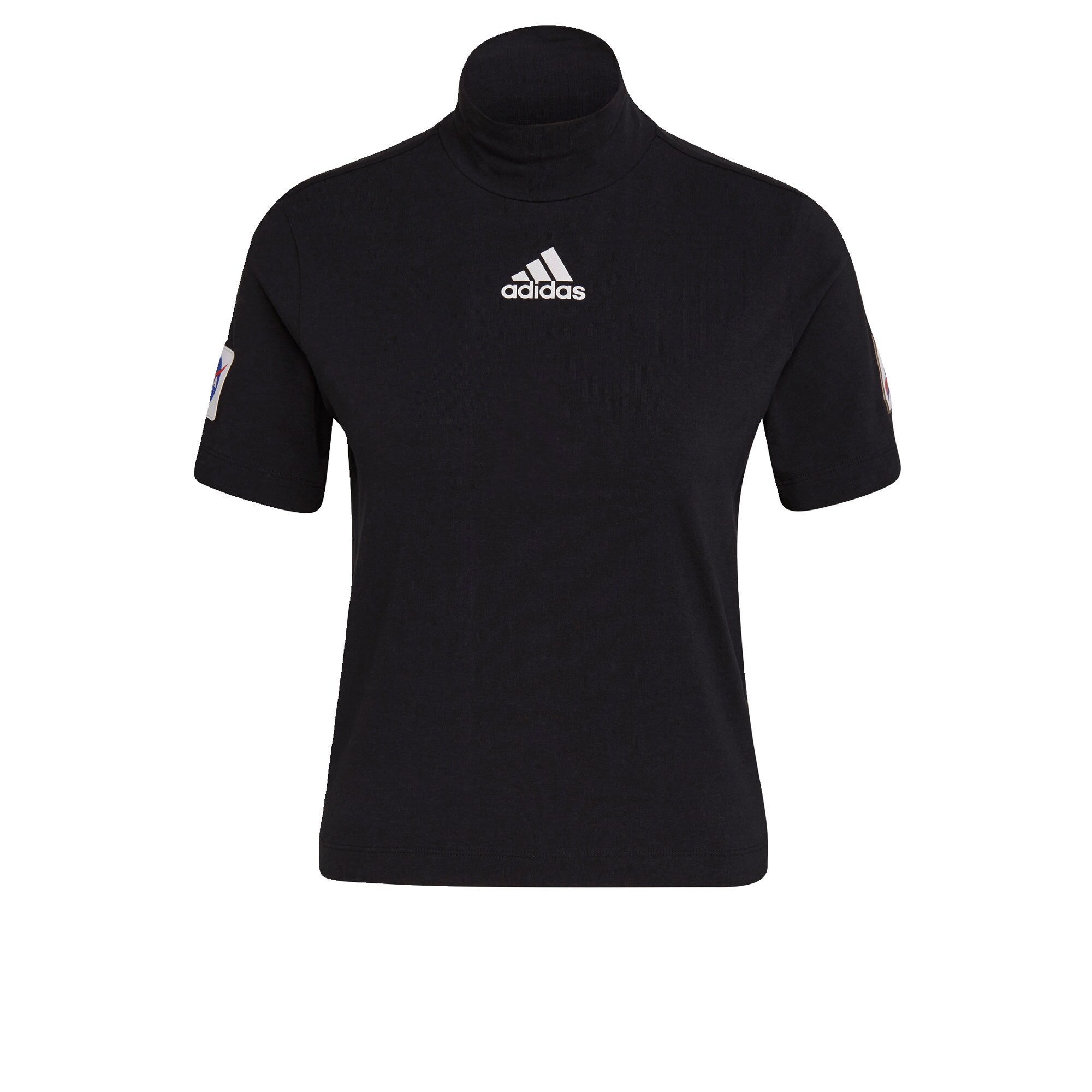 ADIDAS PERFORMANCE Sportiniai marškinėliai  juoda / balta / mėlyna