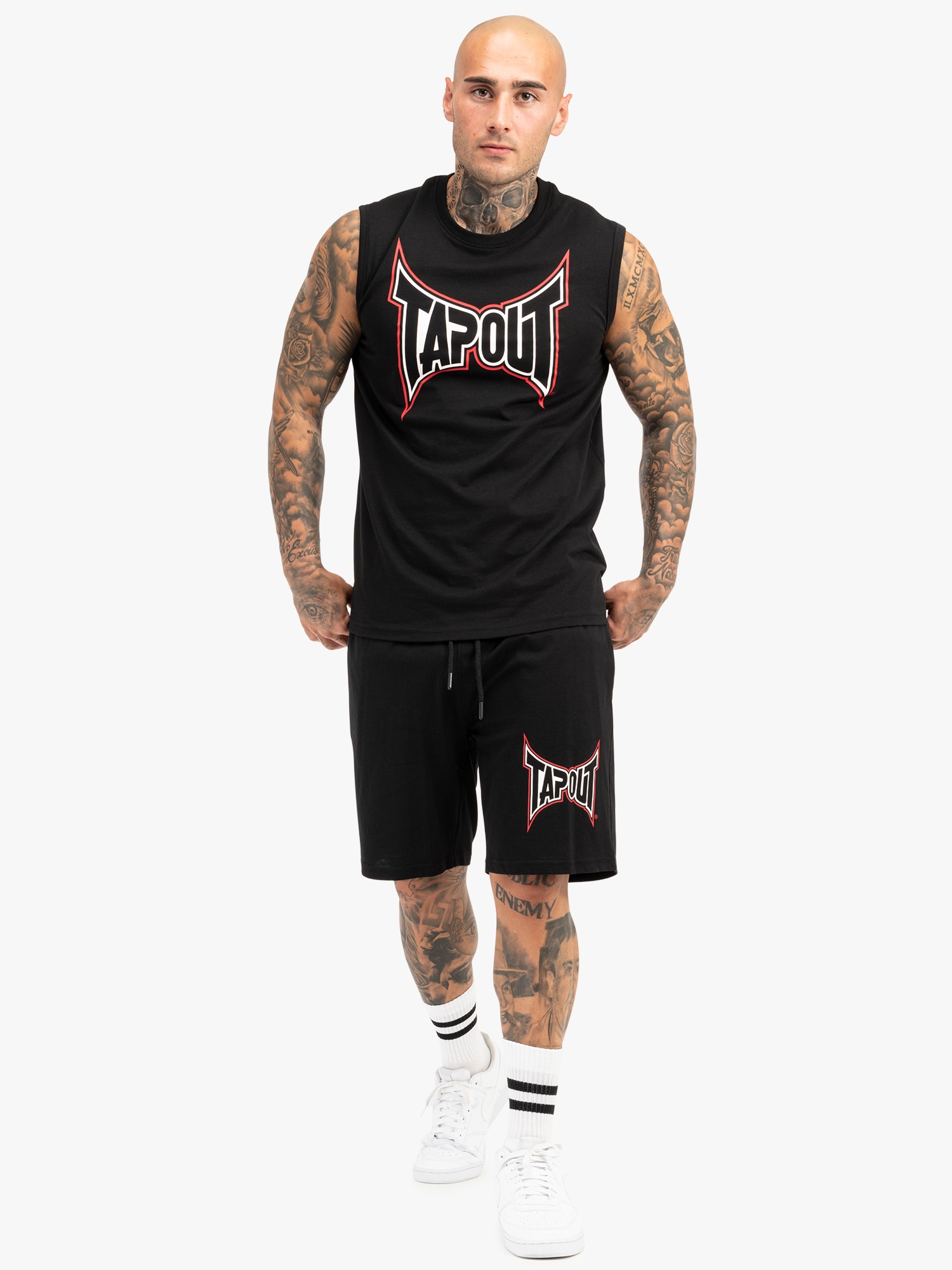 Tapout Tréningruha 'DORRISA'  rozsdavörös / fekete / fehér termék 2. képe