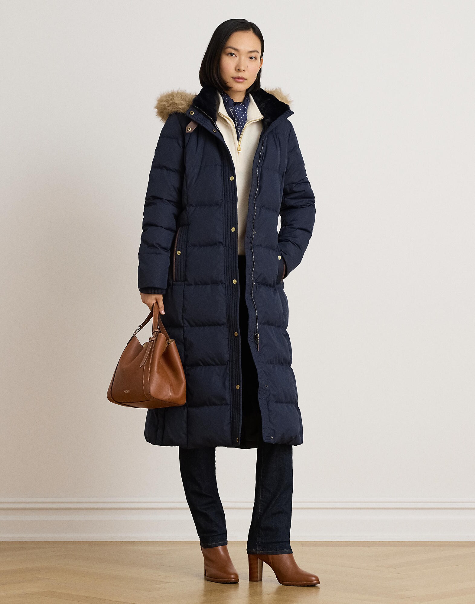 Lauren Ralph Lauren Abrigo de invierno navy – imagen 2