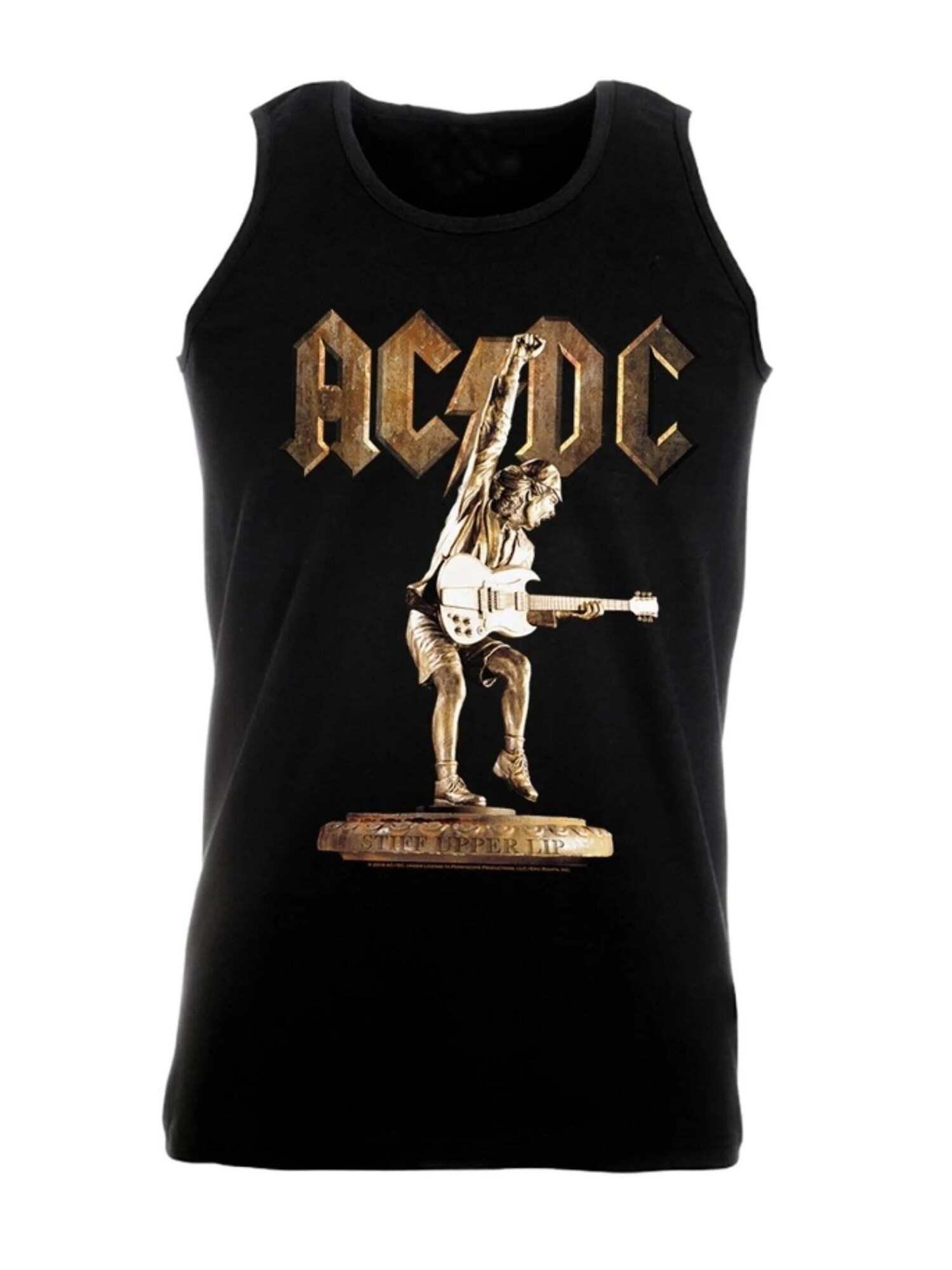 AC/DC Camiseta 'AC/DC Stiff upper lip TankTop' negro – imagen 1
