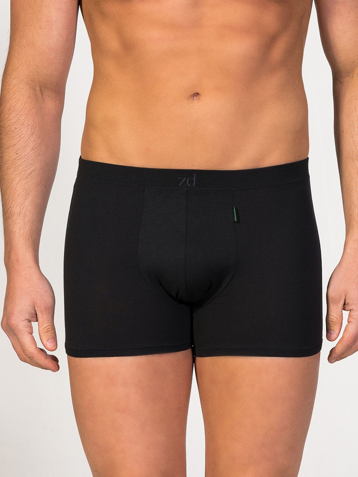 zd ZERO DEFECTS Calzoncillo boxer 'Apolo Soy fiber'  negro