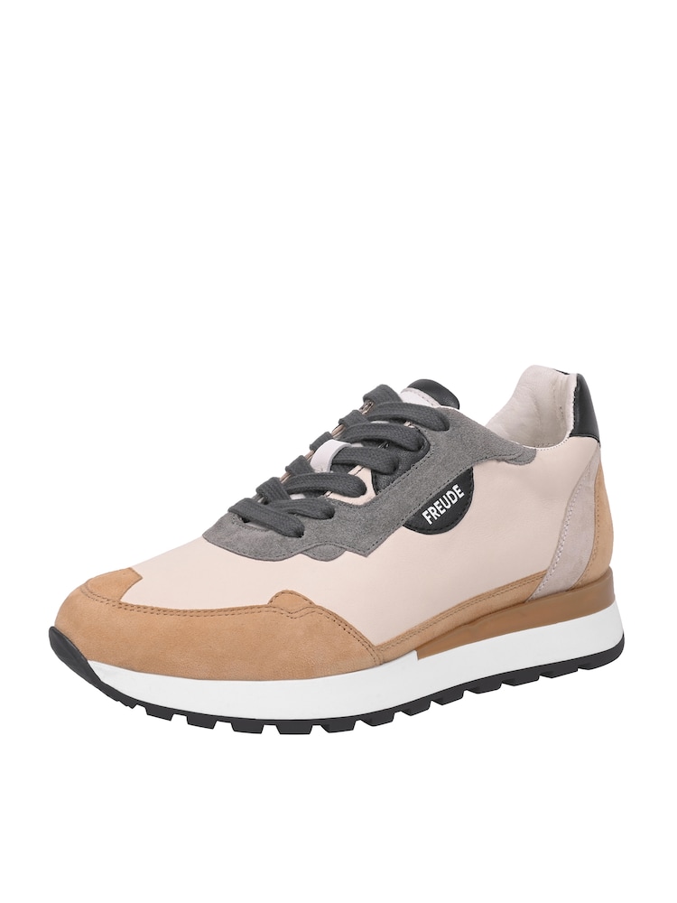 FREUDE Sneaker 'Agata' Damen Größe 40 beige / camel / grau