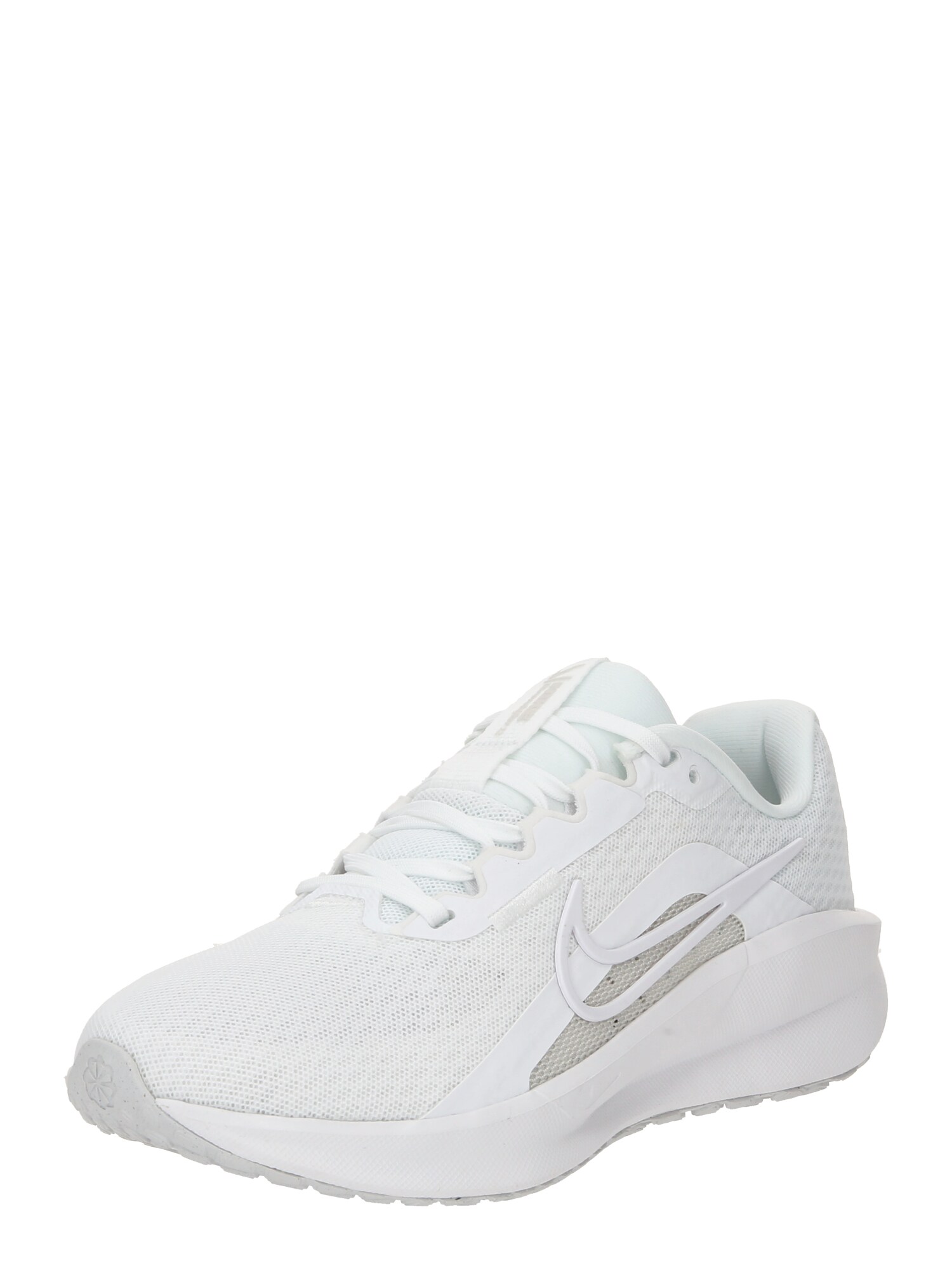 NIKE Bežecká obuv 'DOWNSHIFTER 13'  strieborná / biela