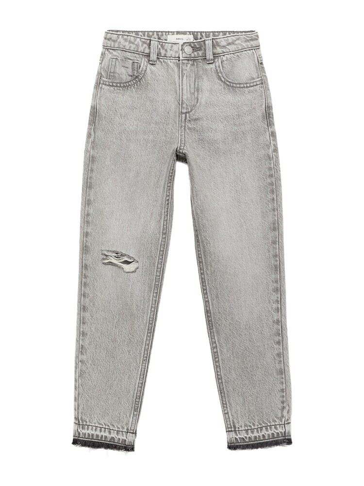 MANGO KIDS Jeans Mädchen Größe 158 grey denim
