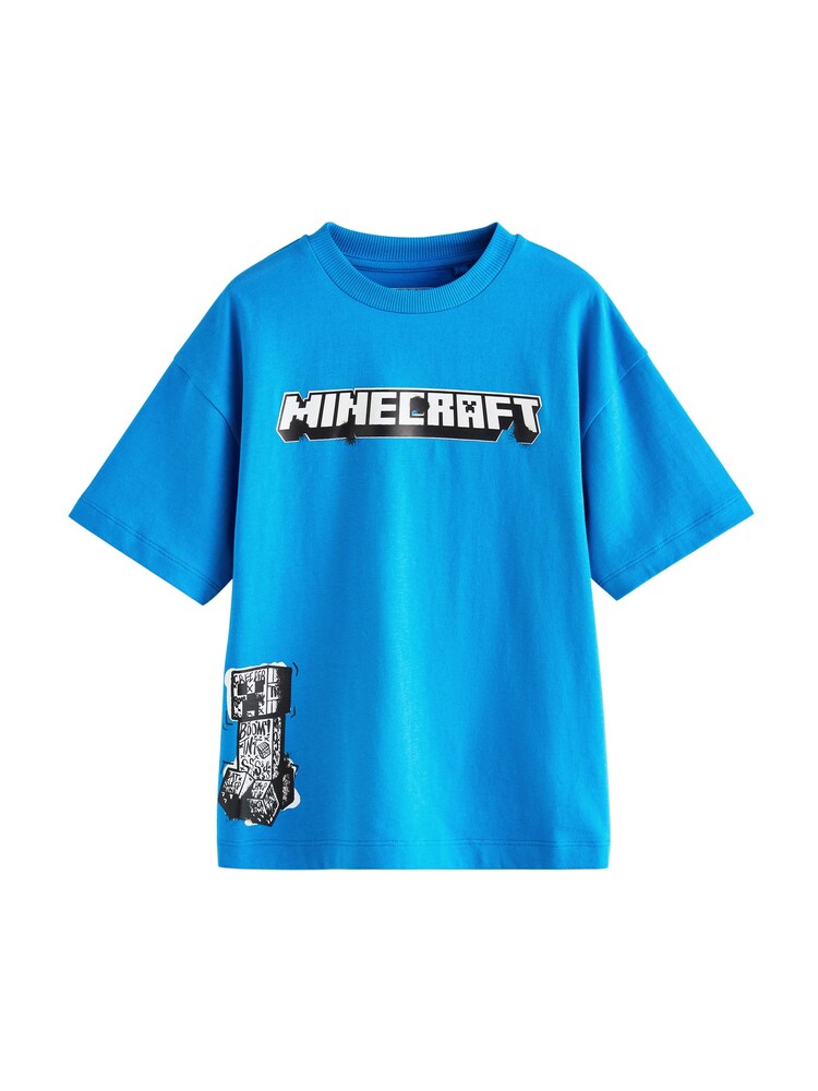 Next T-Shirt Jungen Größe 164 blau / grau / schwarz / weiß