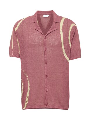 Topman Overhemd Lichtbeige / Mauve