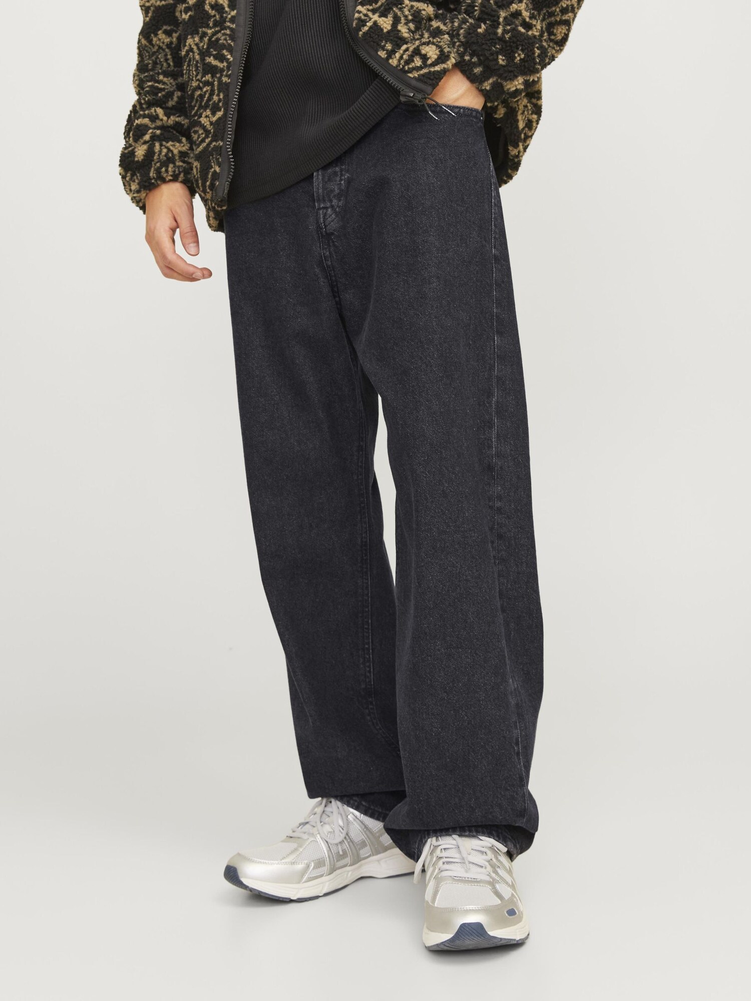 JACK & JONES Džínsy 'JJIALEX JJORIGINAL SQ 706' čierna (obrázok 3)
