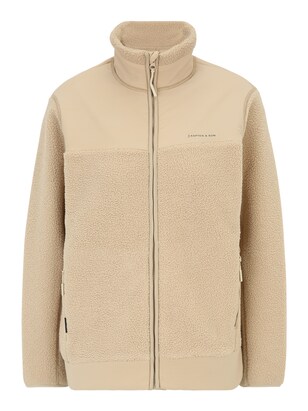 Kapten & Son Fleece jas Sand / Antraciet