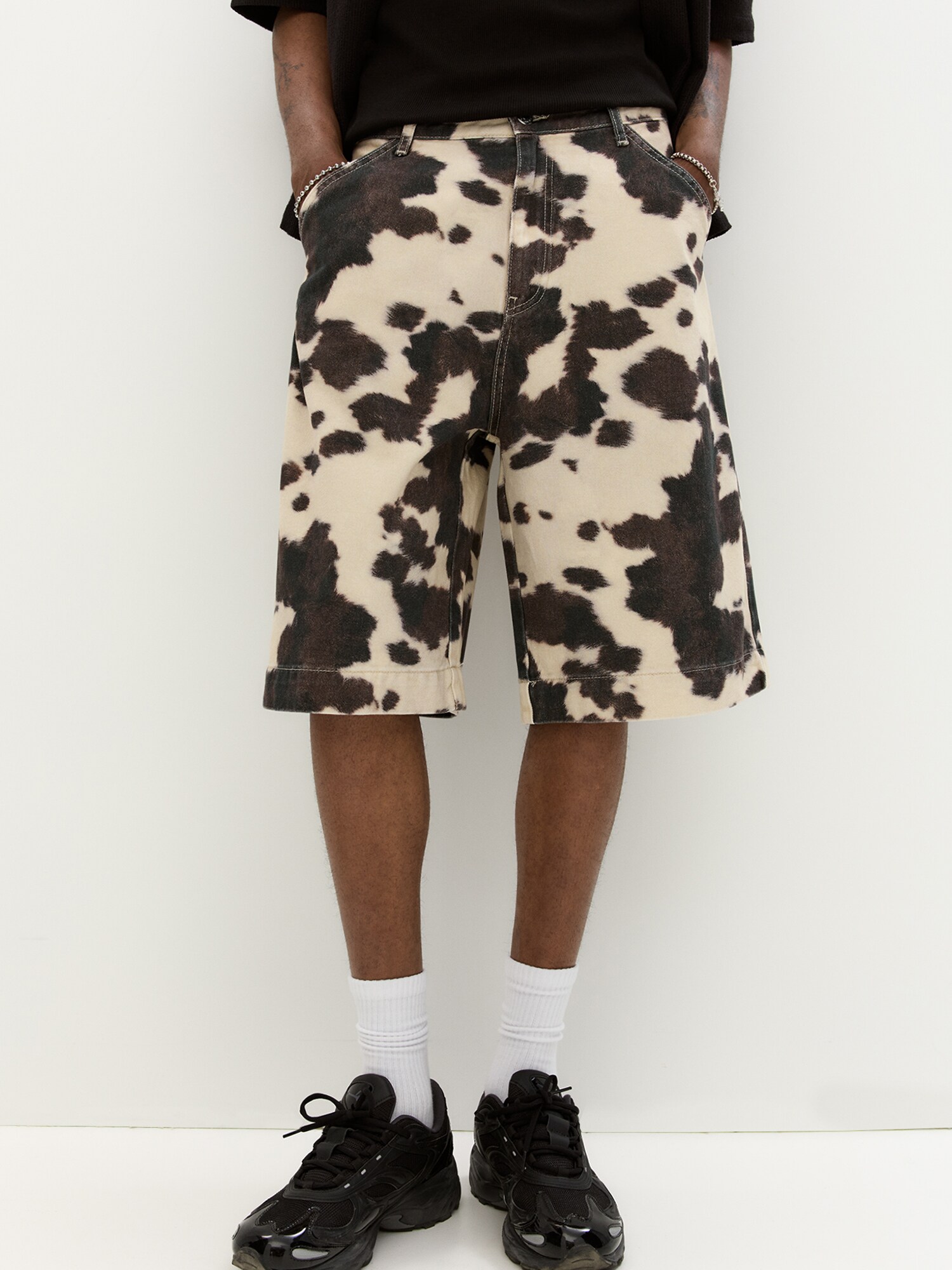 Pull&Bear Nadrág  zerge / csokoládé termék 2. képe