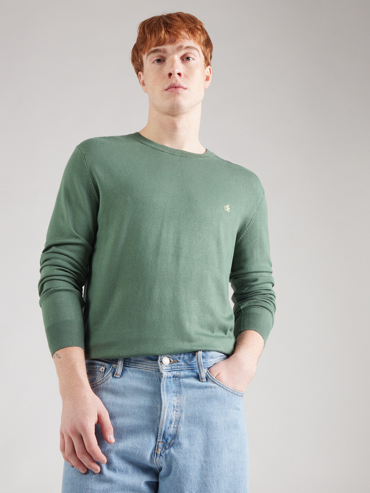 SCOTCH & SODA Pulóver 'Seasonal Core'  jáde termék 2. képe