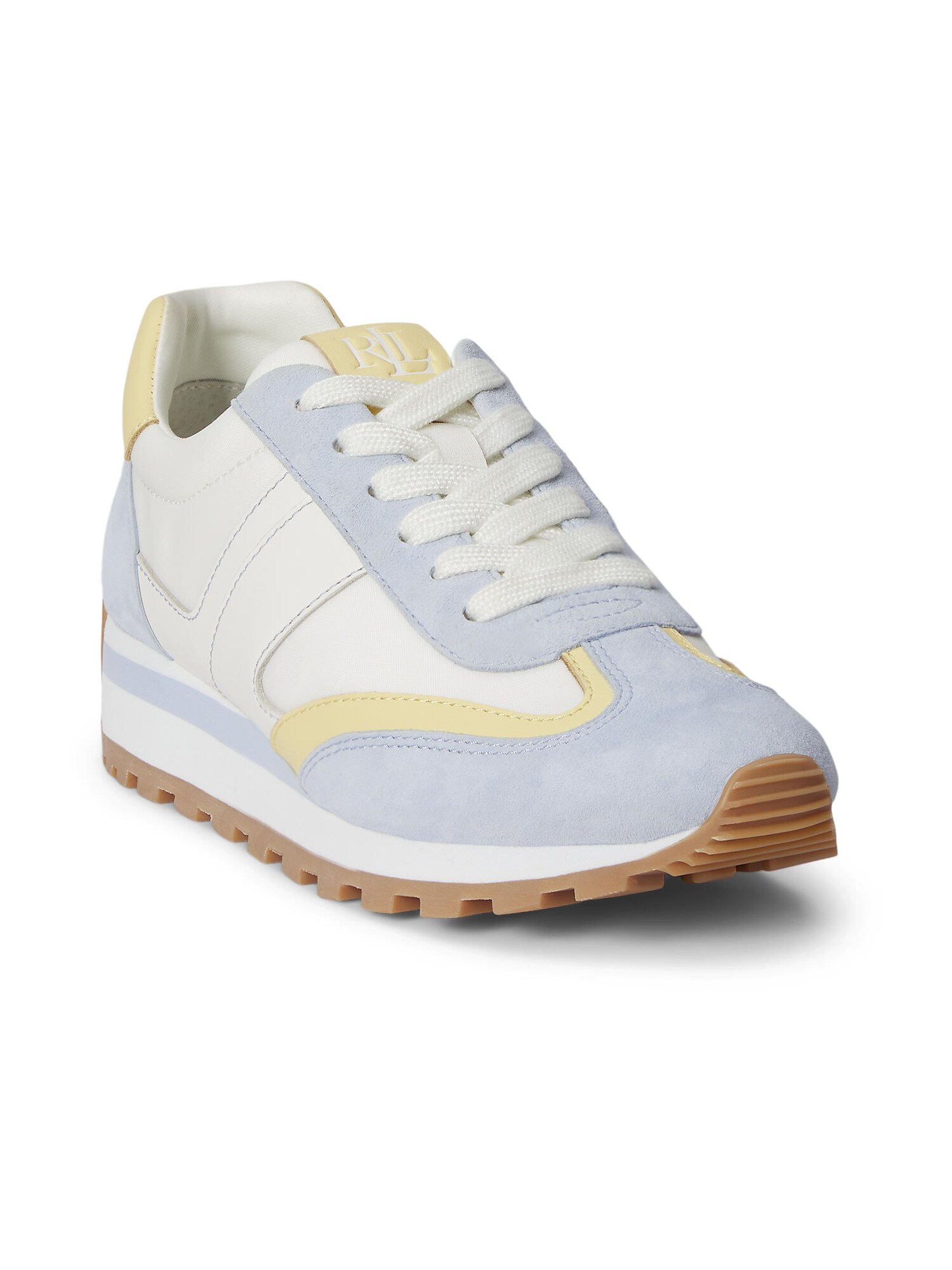 Lauren Ralph Lauren Sneaker low 'DANI'  albastru porumbel / galben / alb