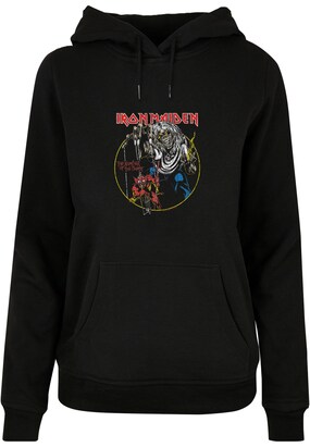 Merchcode Sweatshirt ‘Iron Maiden – Colours Circle’ Gemengde kleuren / Zwart