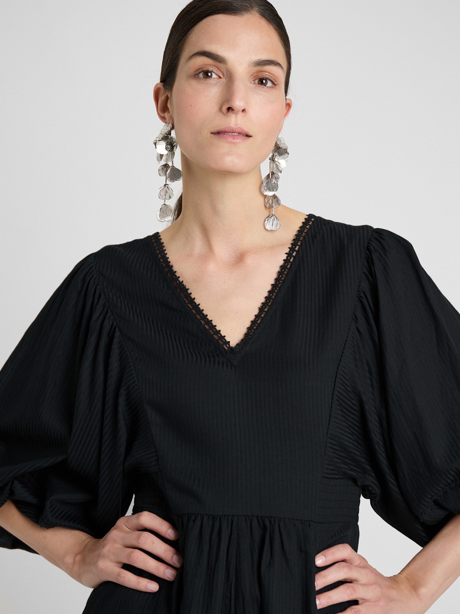 Guido Maria Kretschmer Women Šaty 'Franca' antracitová / čierna (obrázok 6)