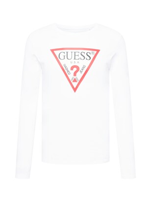 Guess Shirt Vuurrood / Zwart / Wit