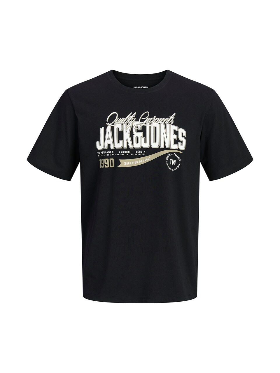 T-shirt khaki / svart