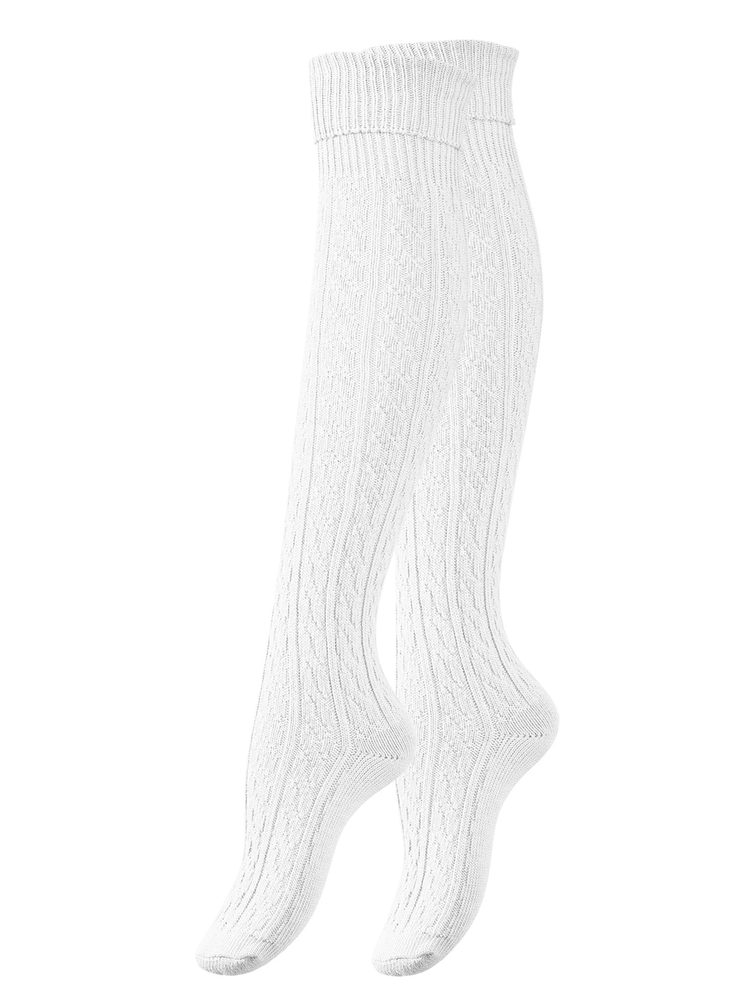 Vincent Creation Calcetines sobre la rodilla  blanco