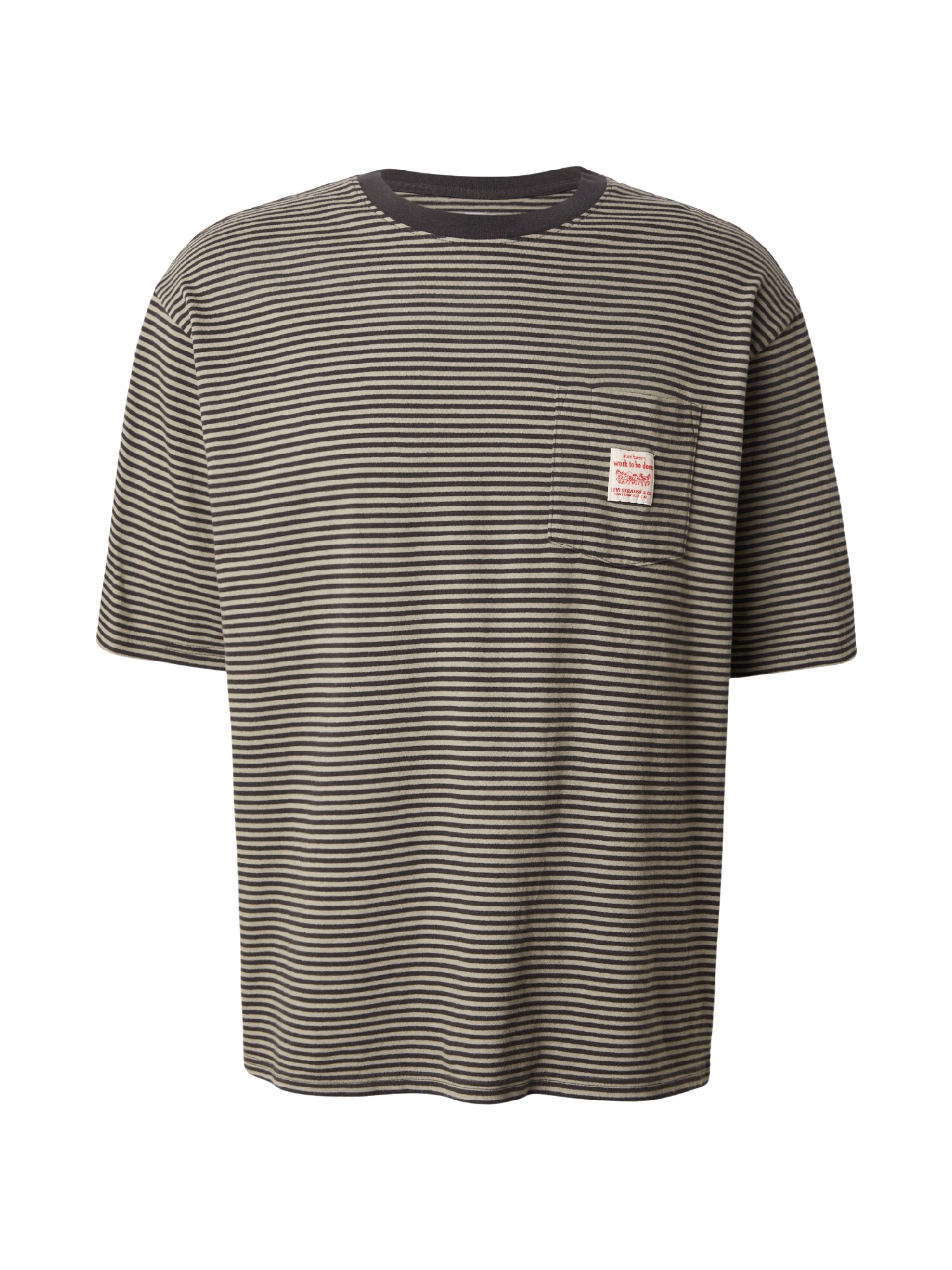 LEVI'S ® Tričko 'Workwear Tee'  námornícka modrá / zafírová / kapučíno / biela