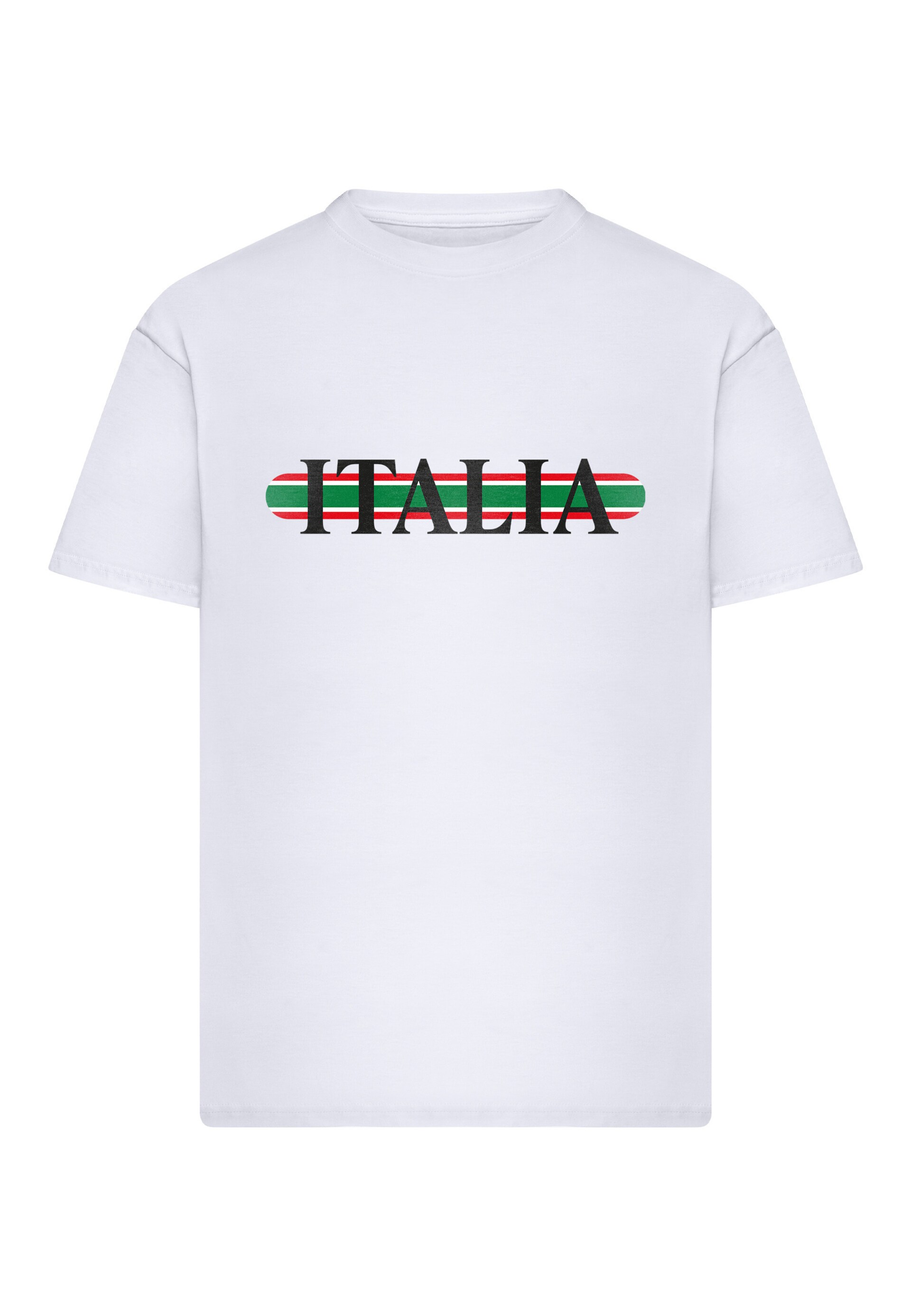 Mister Tee T-shirt 'Italia' grön / röd / svart herr