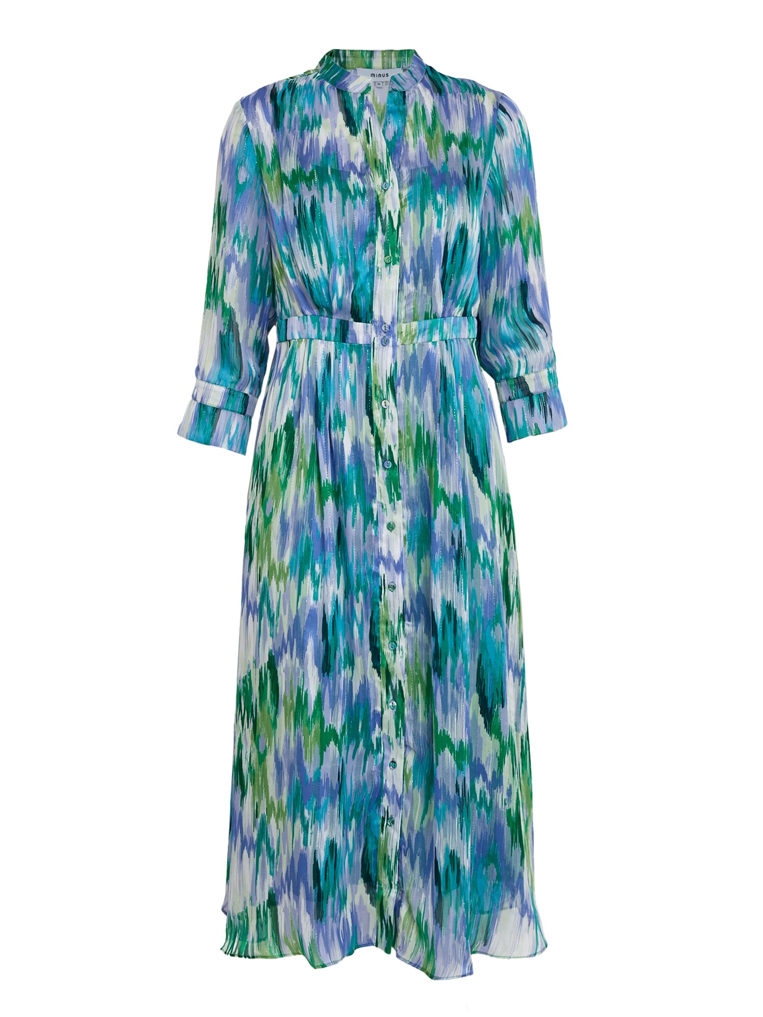 minus Rochie tip bluză Filine  albastru / verde / alb