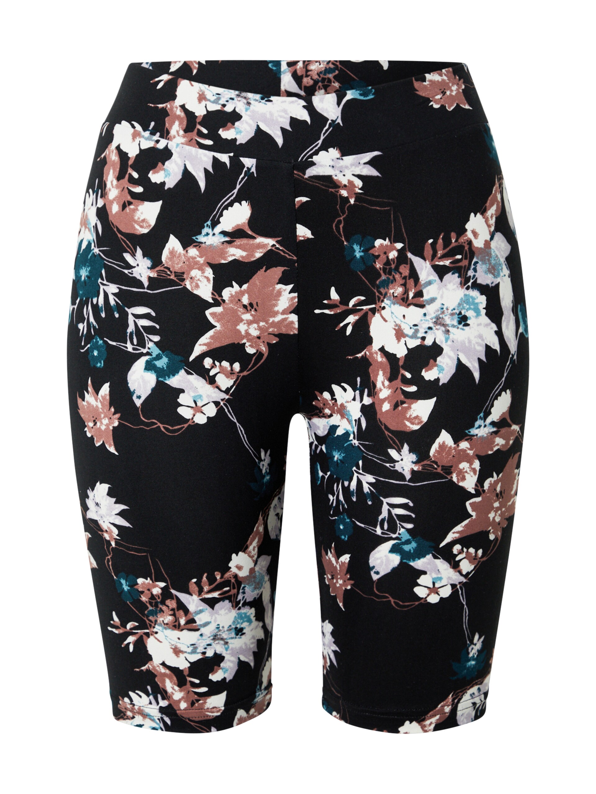 Urban Classics Leggings brun / smaragd / svart dam