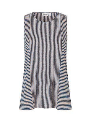 Masai Top ‘MaDa’ Beige / Navy