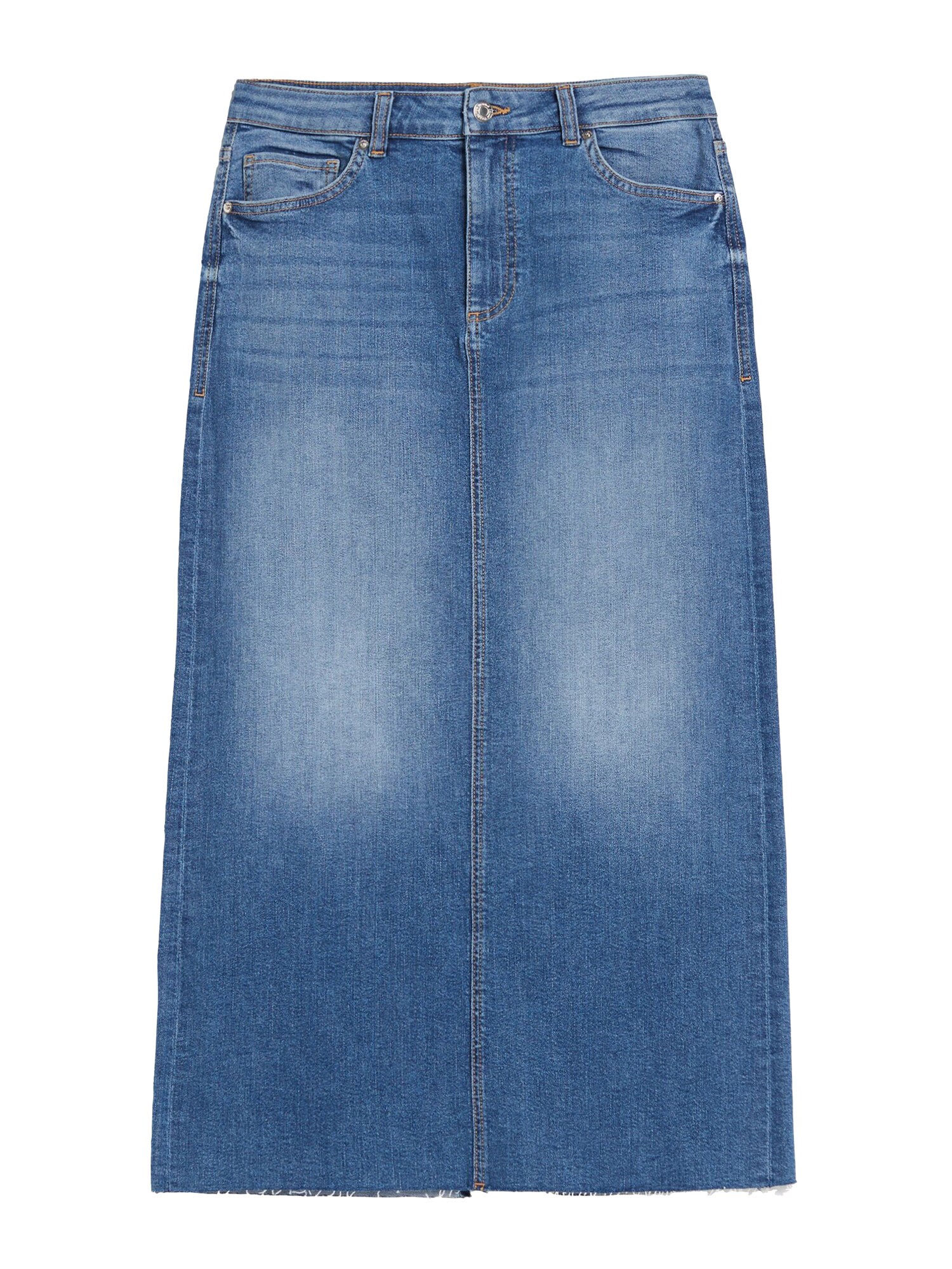 Bershka Sukňa  modrá denim