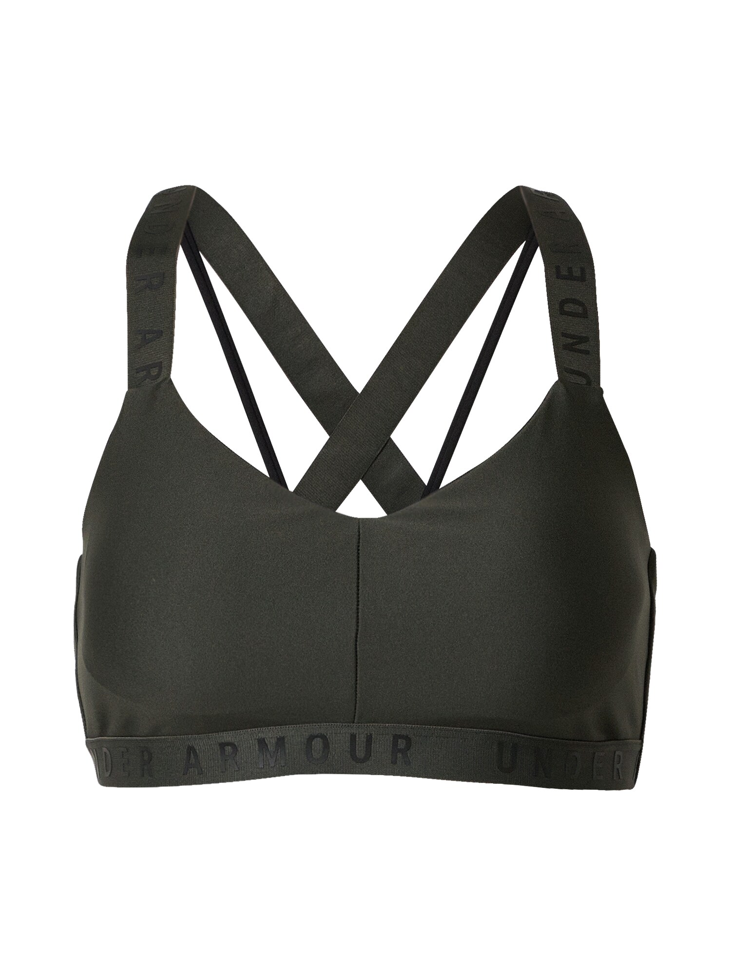 UNDER ARMOUR Sportinė liemenėlė  tamsiai žalia