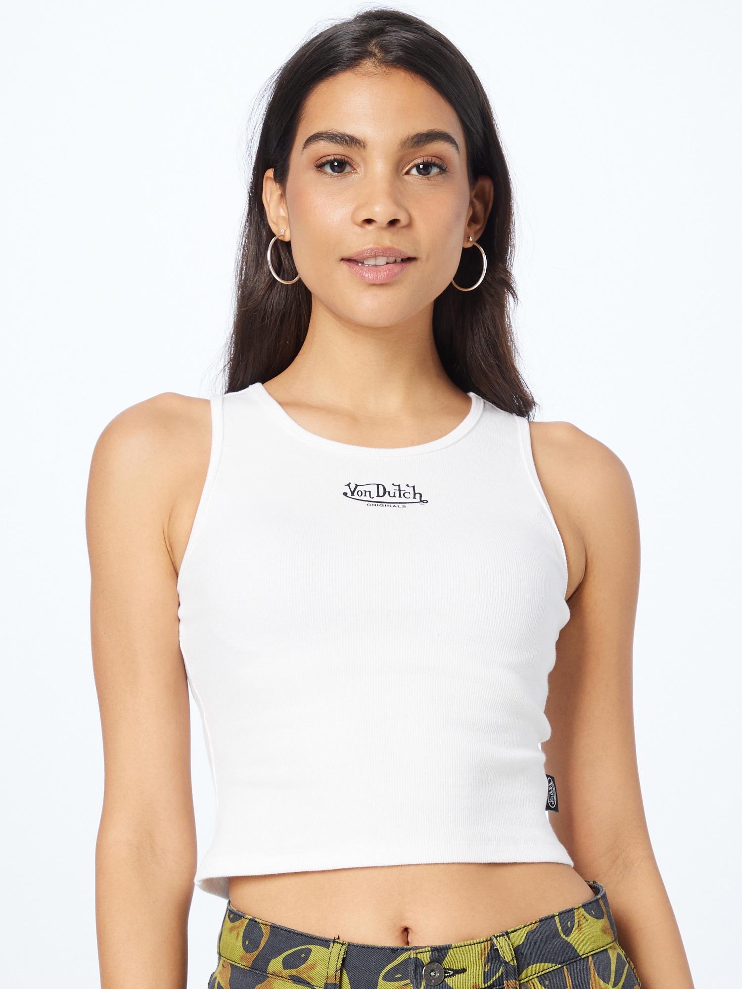 Von Dutch Originals Top 'Sydney'  fekete / fehér termék 2. képe
