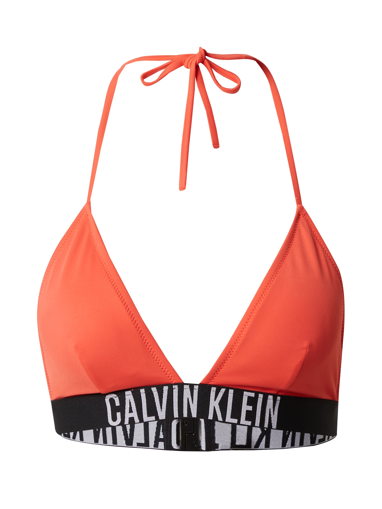 Calvin Klein Swimwear Bikinový top  červená / čierna / biela