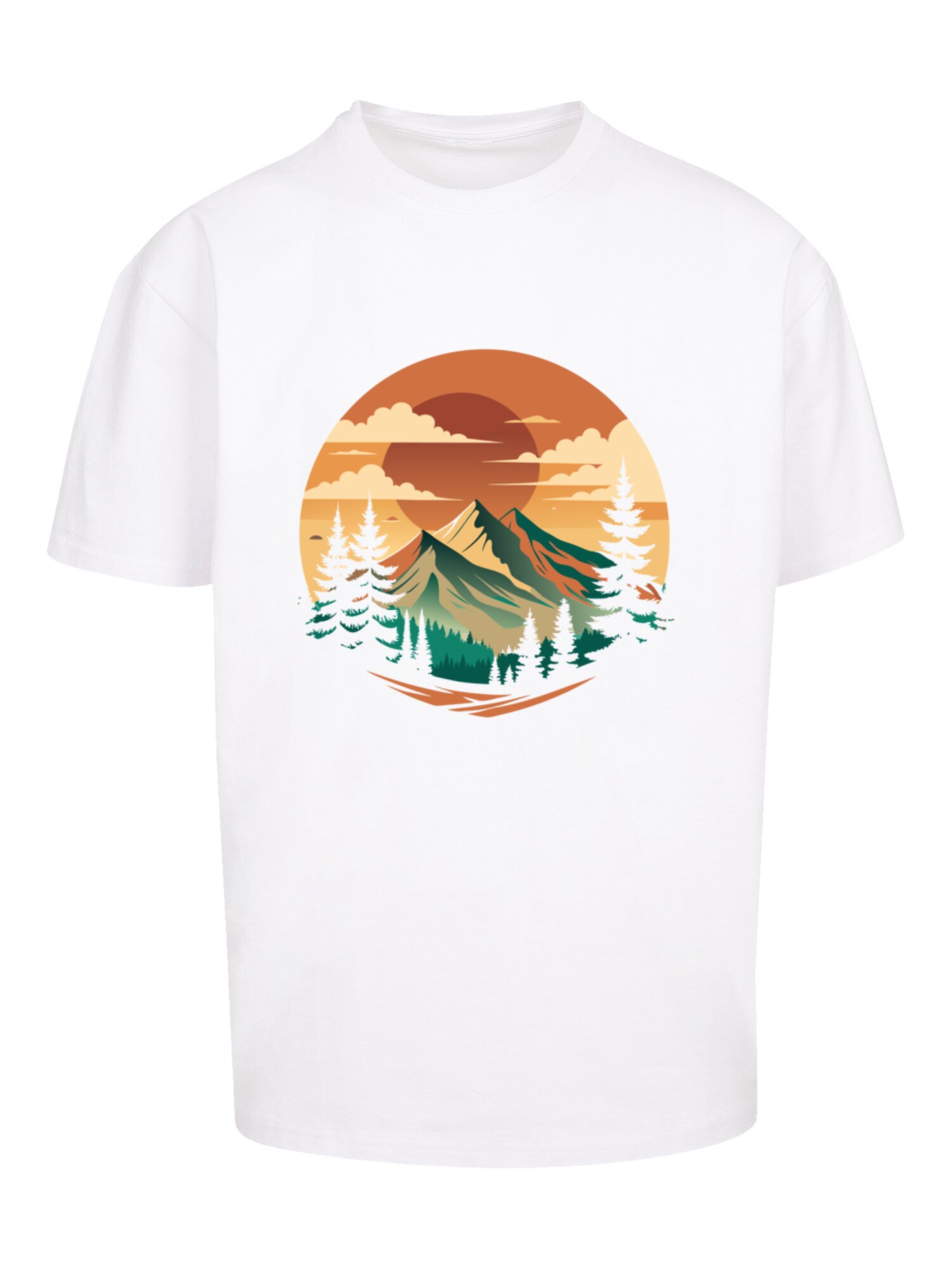 Thumbnail - F4NT4STIC T-Shirt Sonnenuntergang Berglandschaft