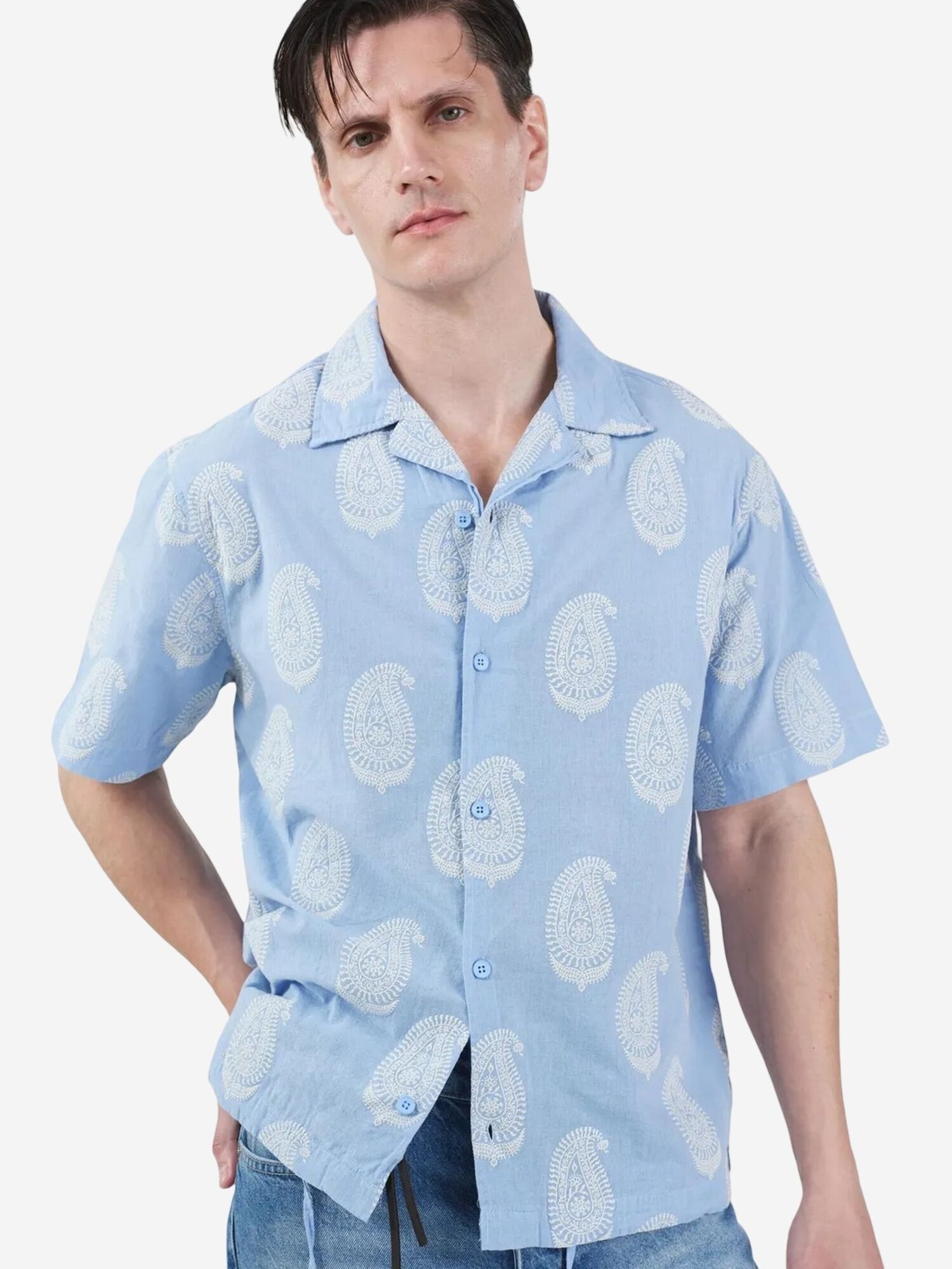 Giesto Majica 'Hemden' azur