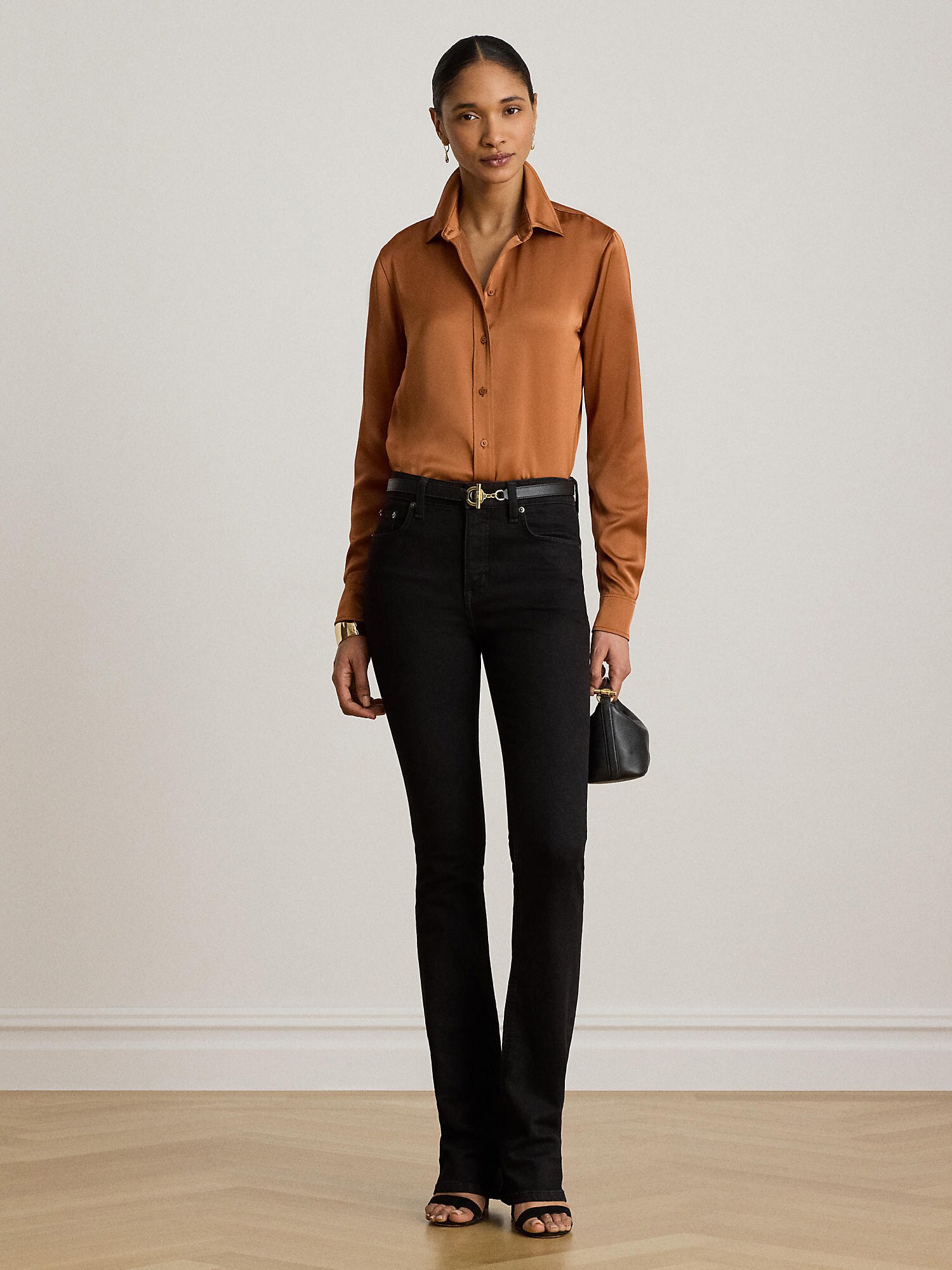 Lauren Ralph Lauren Blusa  cognac – imagen 4