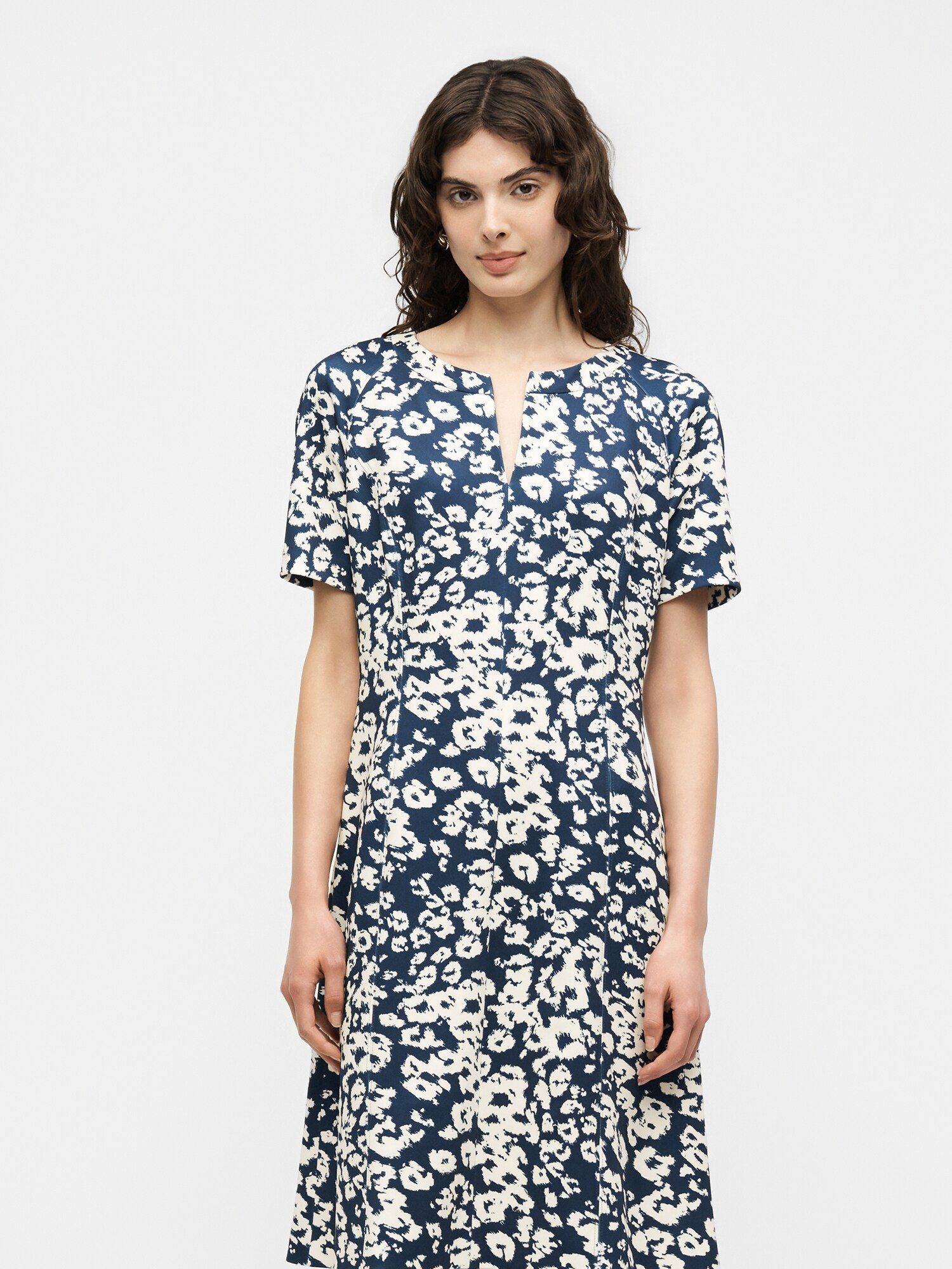 Marc Cain Vestido  navy / blanco – imagen 4