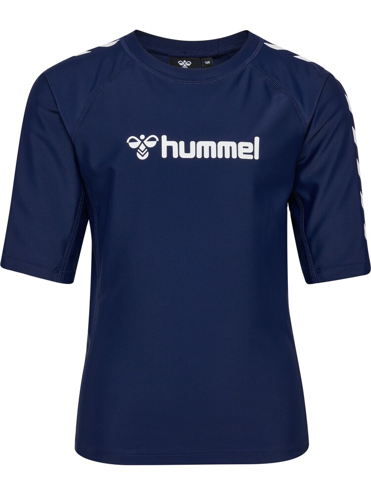 Hummel Badeshirt 'Fiji' Jungen Größe 104 marine / weiß