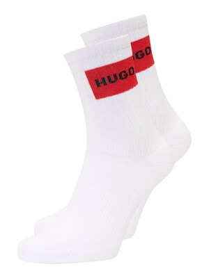 HUGO Calcetines  rojo fuego / negro / blanco