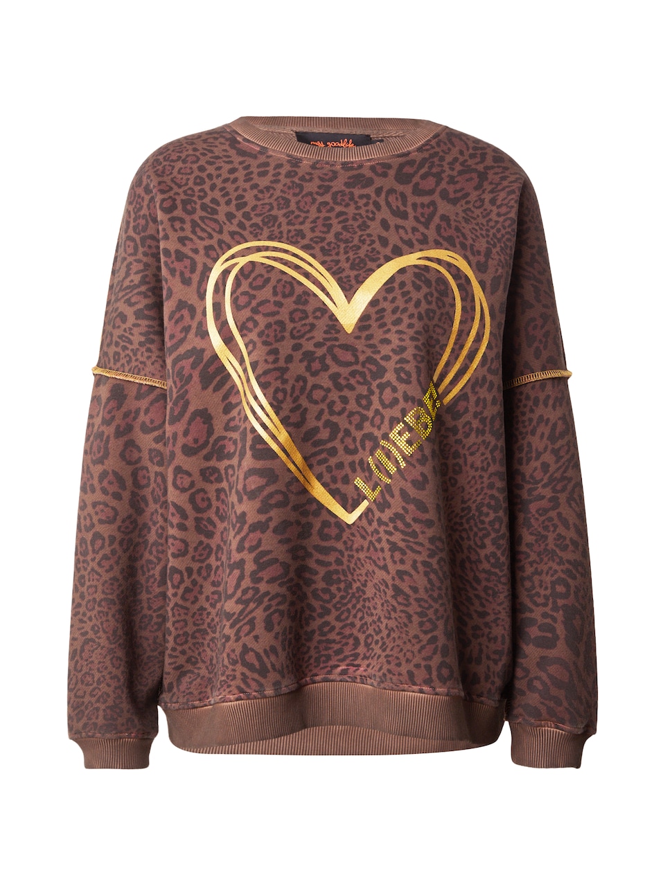 Sweatshirt kastanjebrun / umbra / mörkbrun