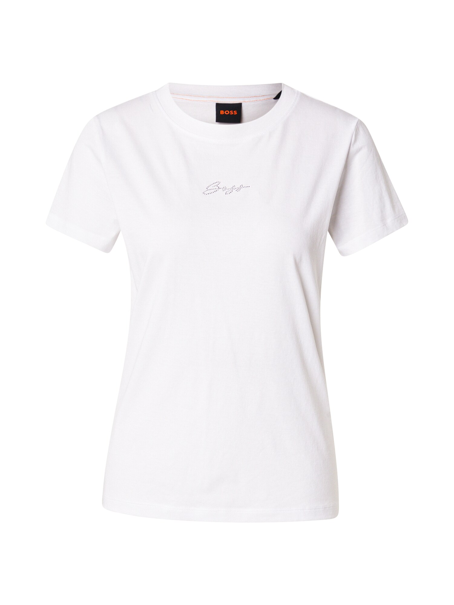BOSS Tricou 'C_Esogo_3'  argintiu / alb