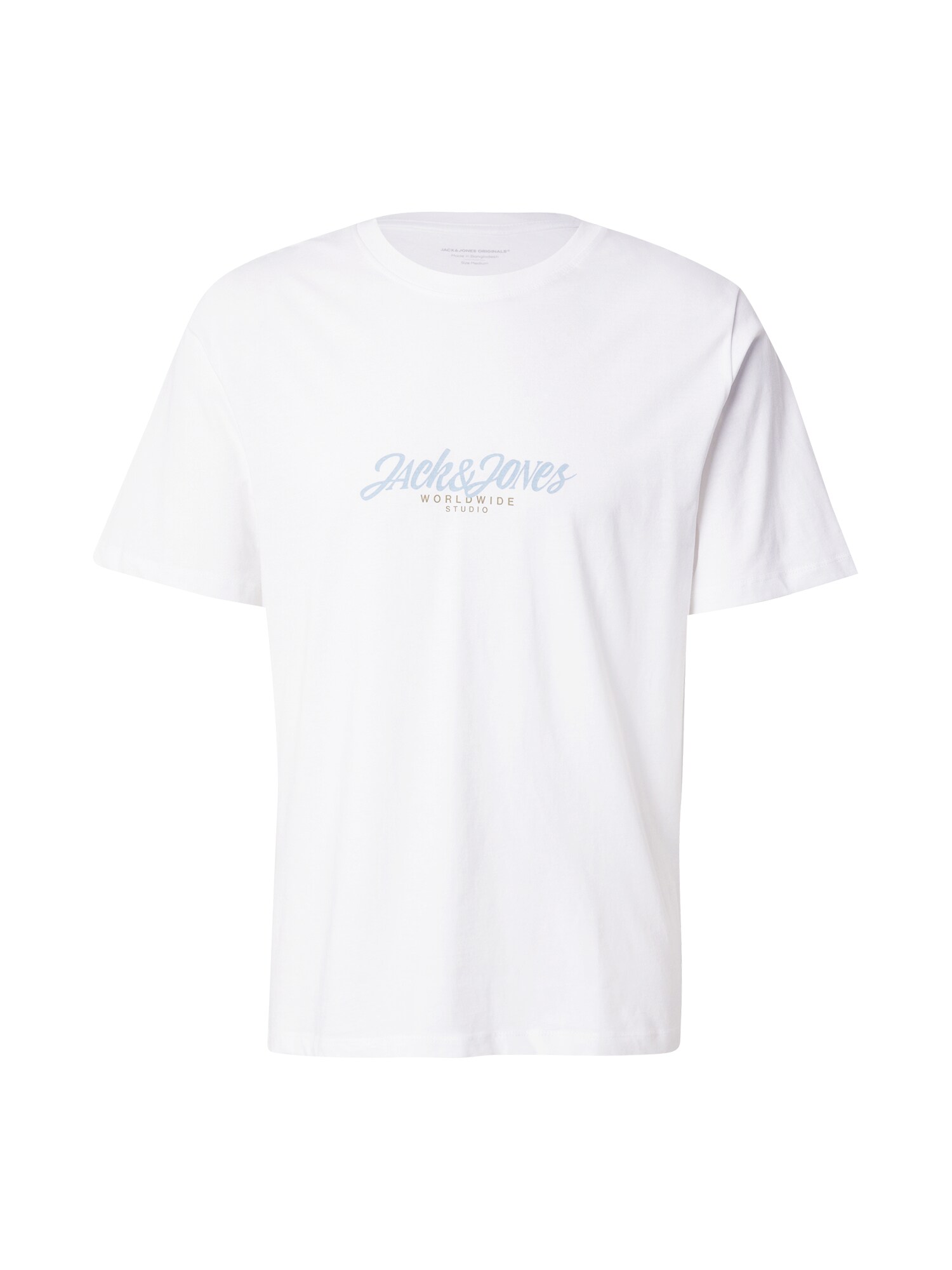 JACK & JONES Póló  világoskék / fehér akciós termékkép 1