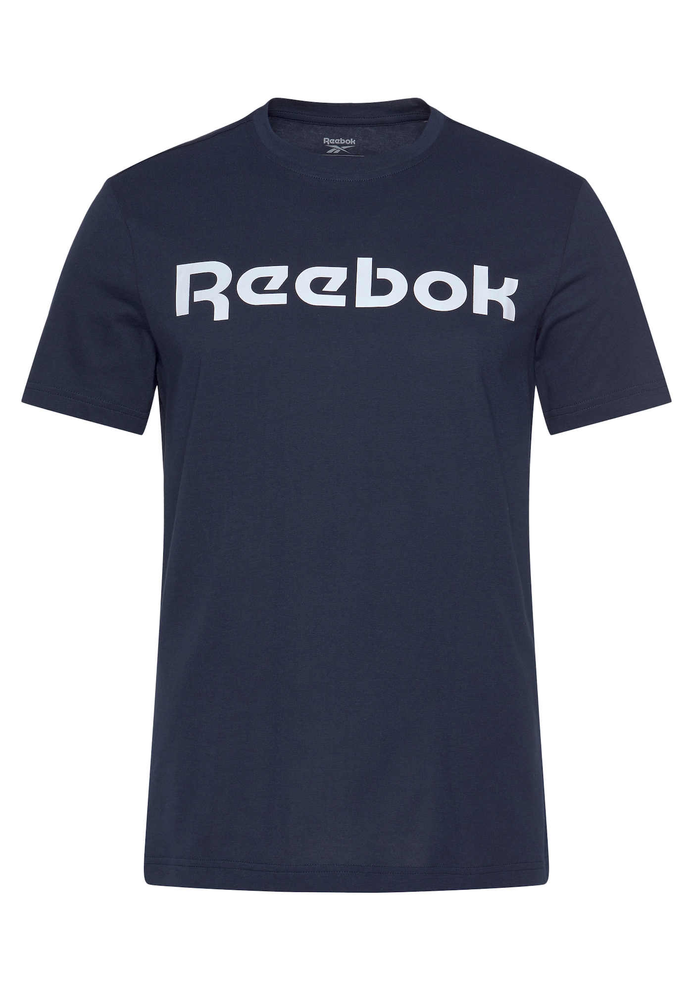 Reebok Tricou funcțional  albastru marin / alb