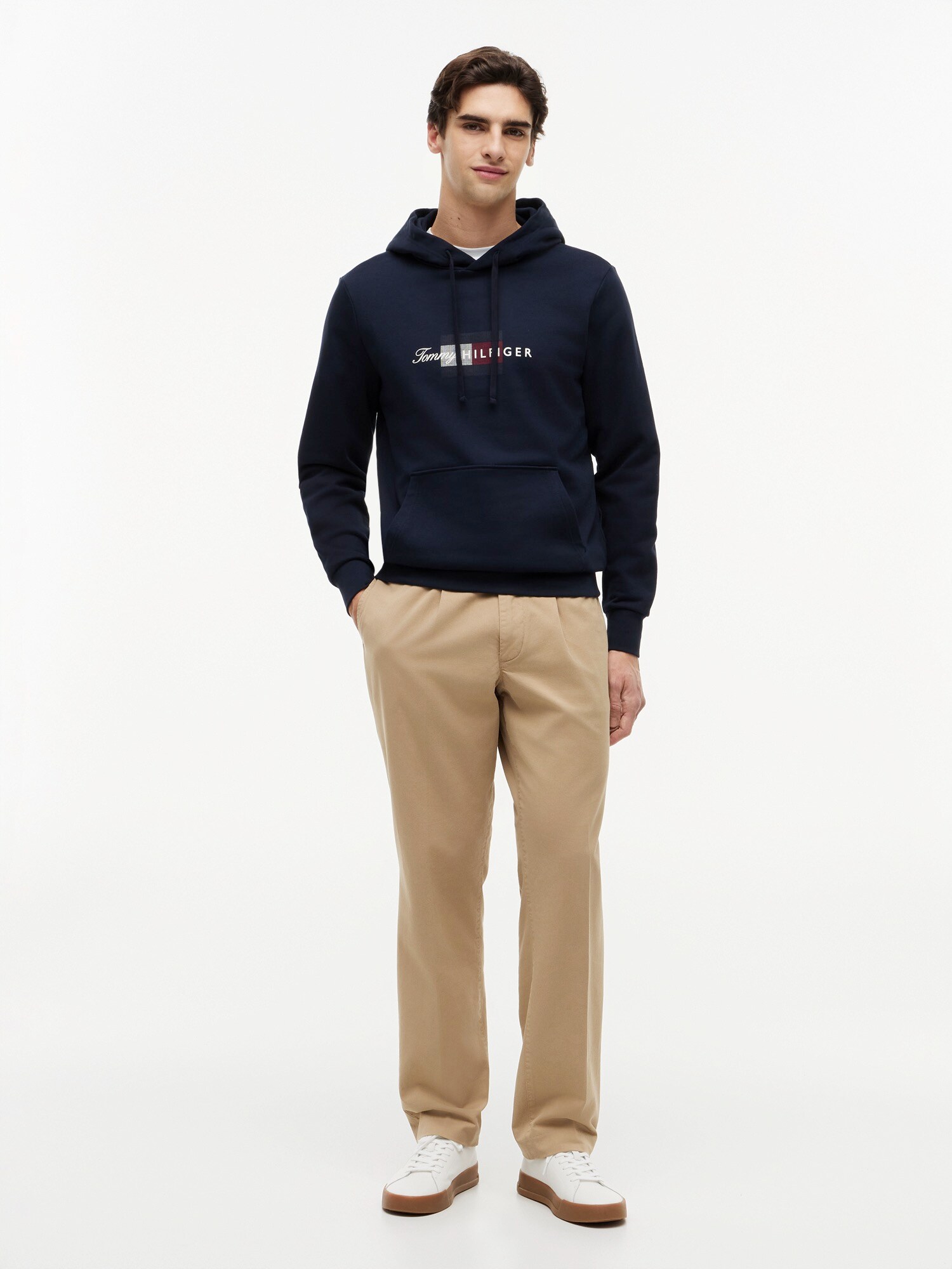 TOMMY HILFIGER Sudadera  navy / borgoña / blanco – imagen 4