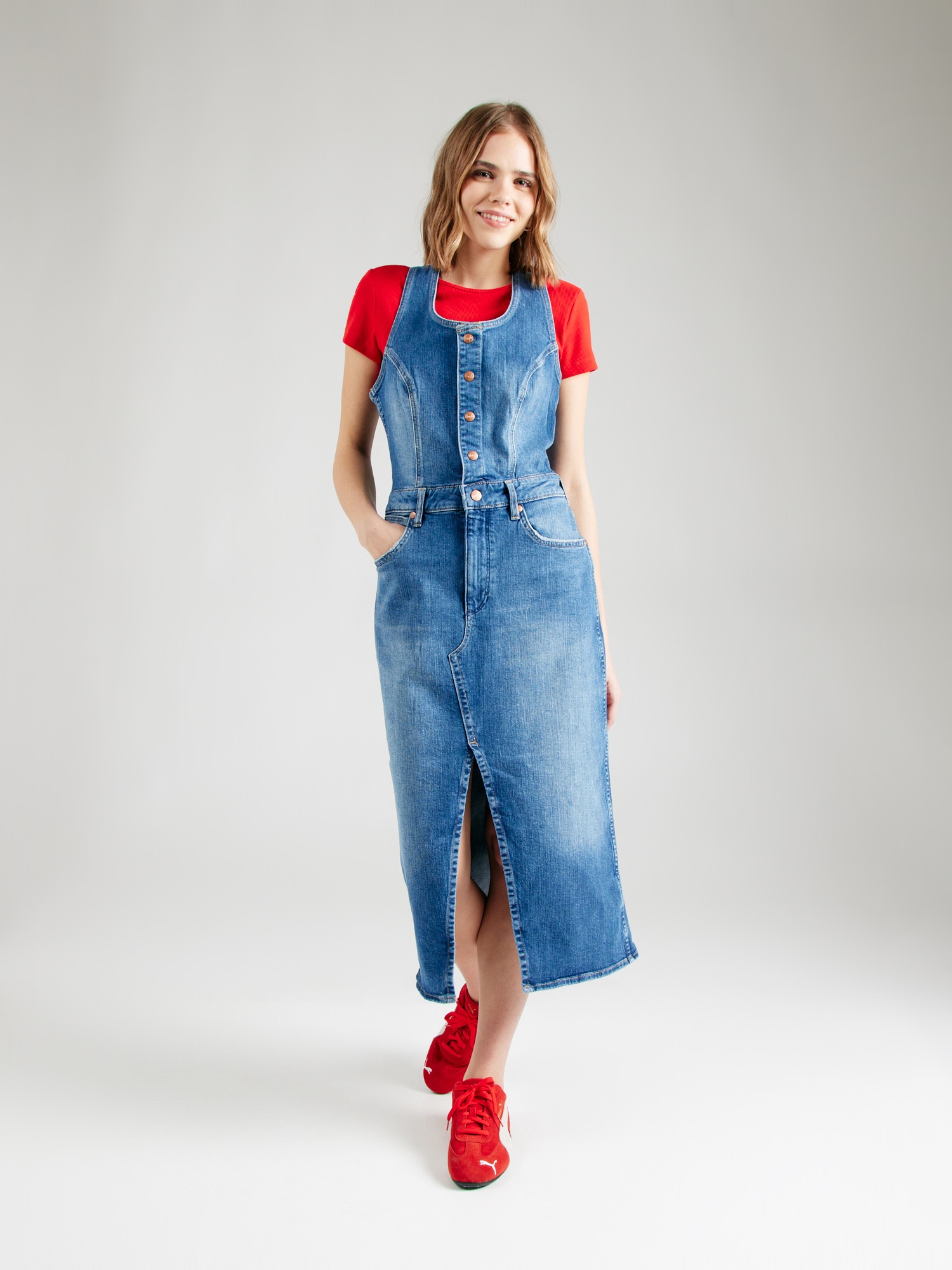 WRANGLER Ruha 'THE DRESS'  kék farmer termék 2. képe