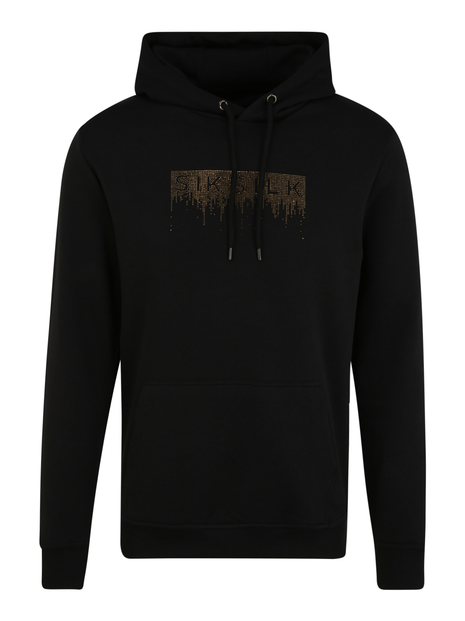 SikSilk Megztinis be užsegimo  juoda / auksas