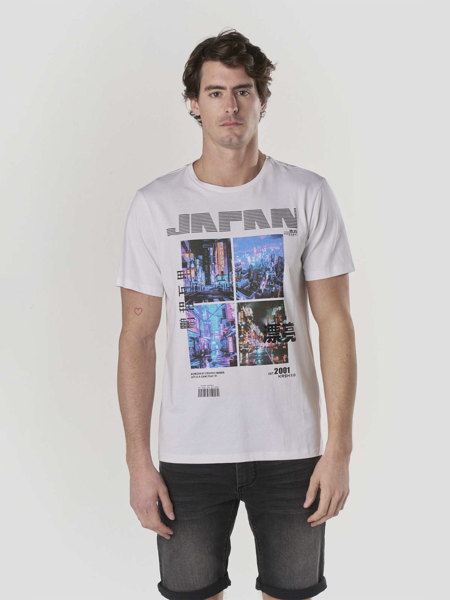 KOROSHI pentru bărbați tricou – pentru utilizare versatilă