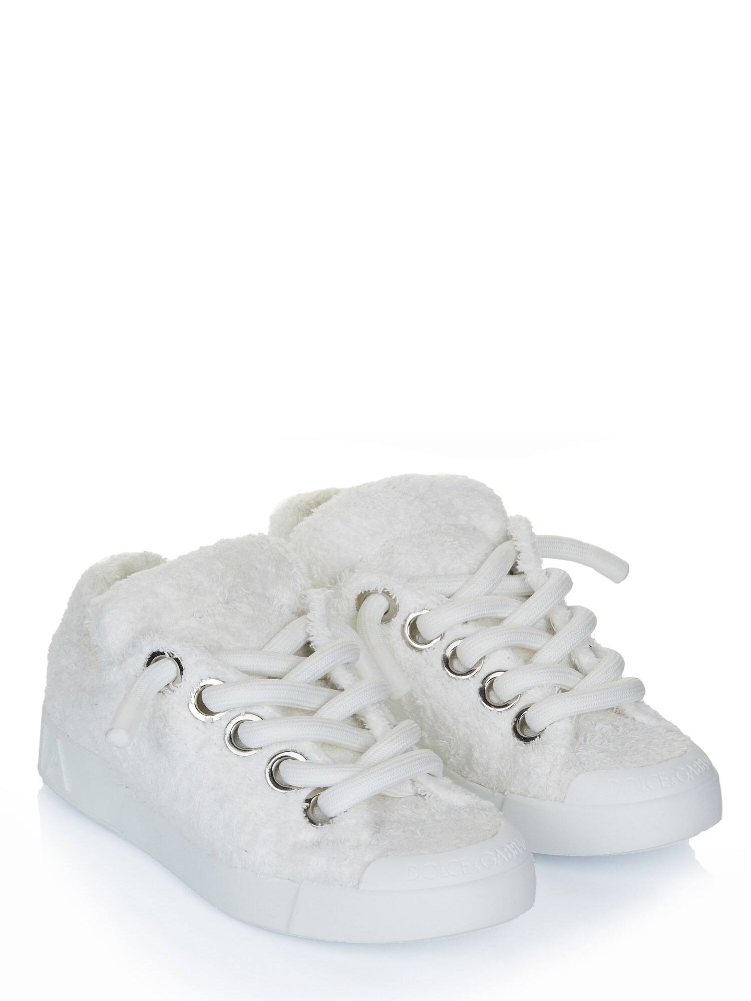 DOLCE & GABBANA Zapatillas deportivas bajas 'Dolce & Gabbana Portofino Sneaker beige' blanco – imagen 2