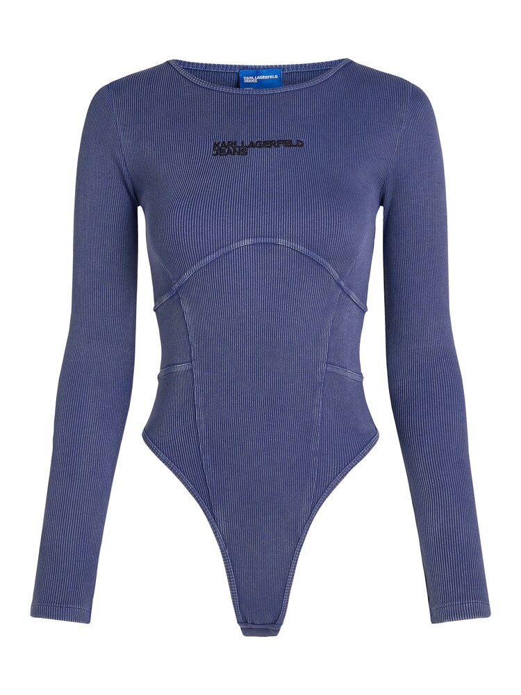 KARL LAGERFELD JEANS Rövid body Női kék , Méret XL