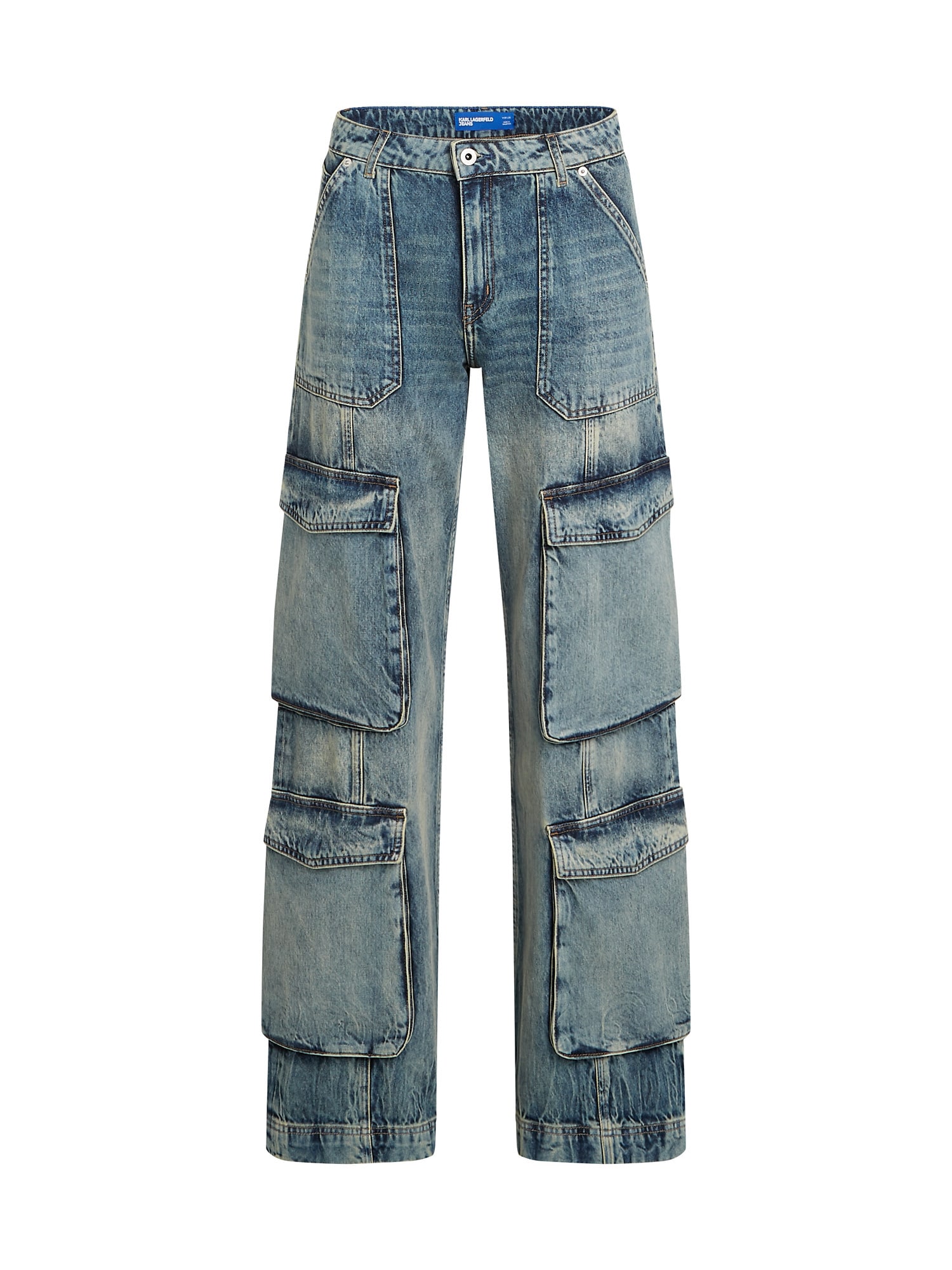 KARL LAGERFELD JEANS Pantaloni eleganți  albastru denim