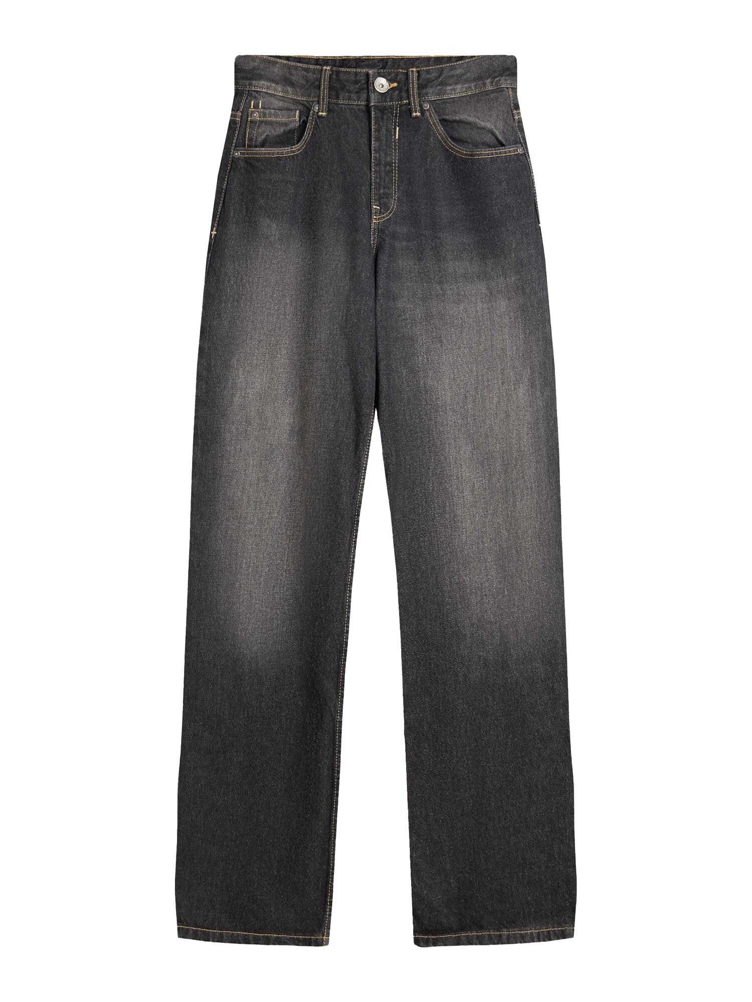 Bershka Jeans  negru denim