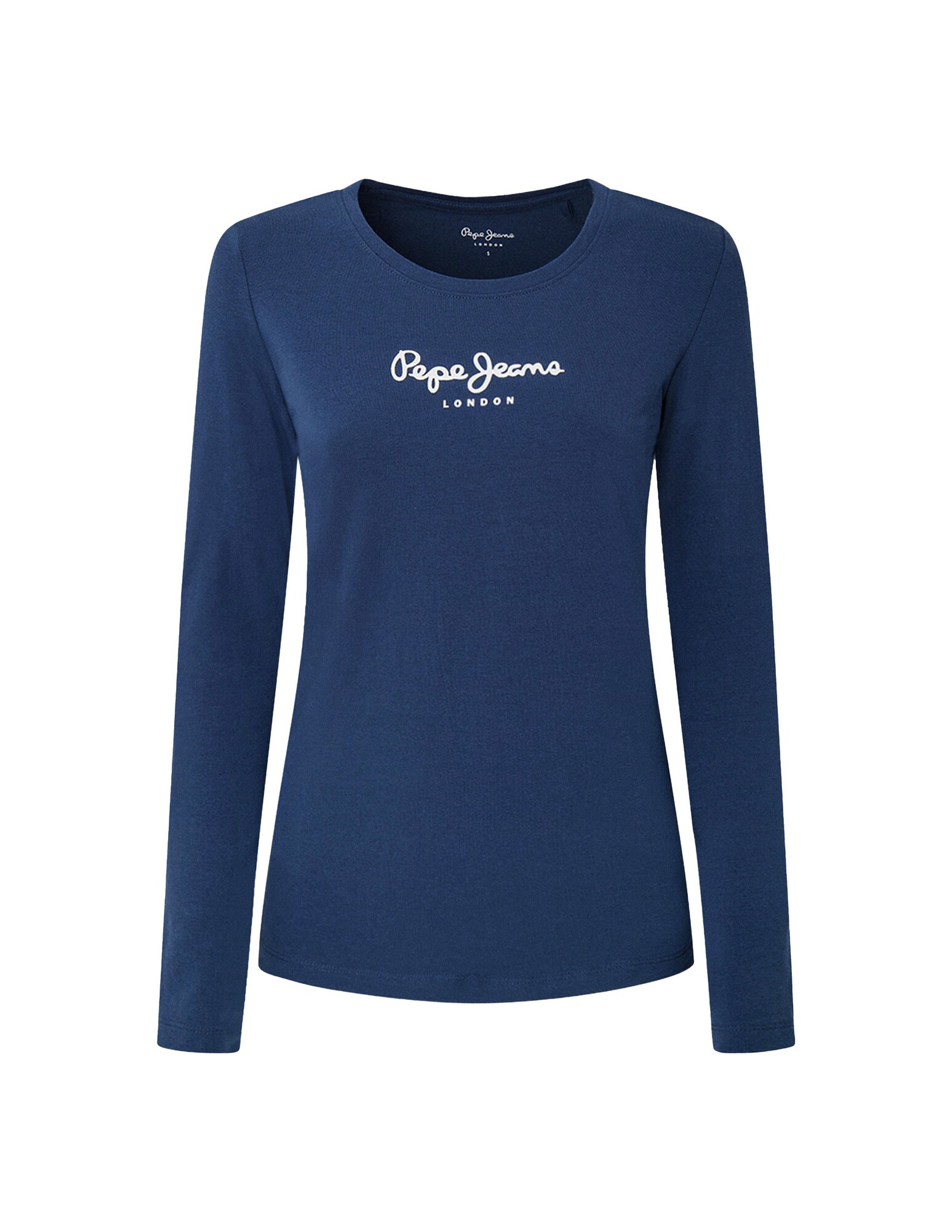 Pepe Jeans Tričko 'New Verginia'  tmavomodrá / biela