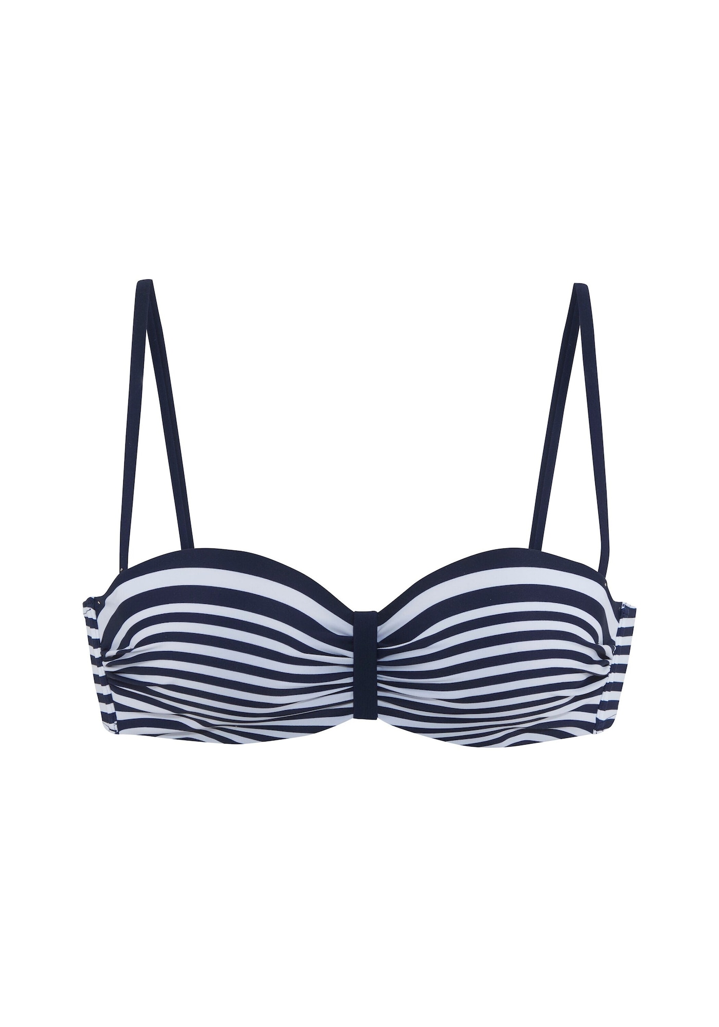 LASCANA Sutien costum de baie  albastru marin / alb